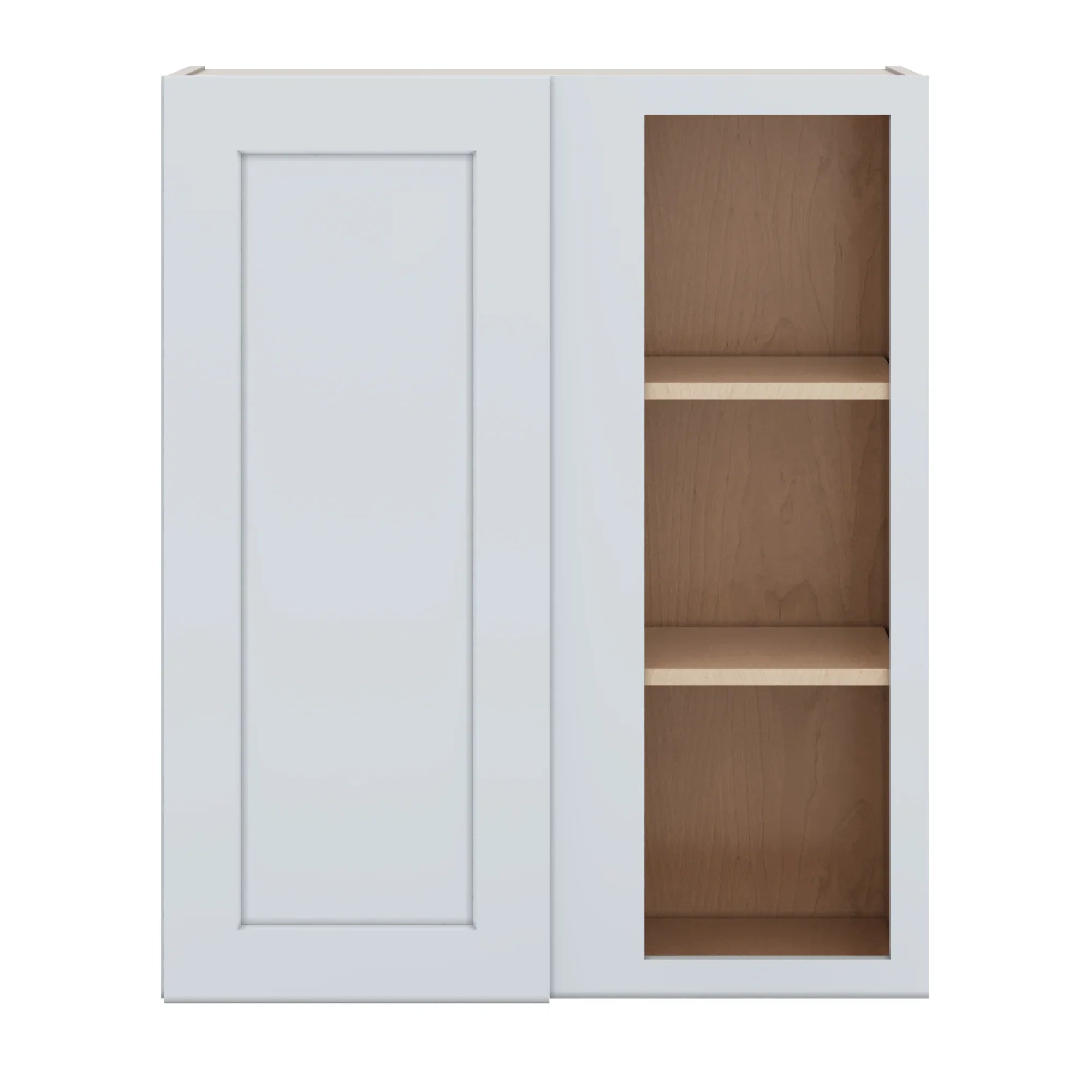 J&K White Shaker S8 Blind Wall Cabinet 30" W x 36" H