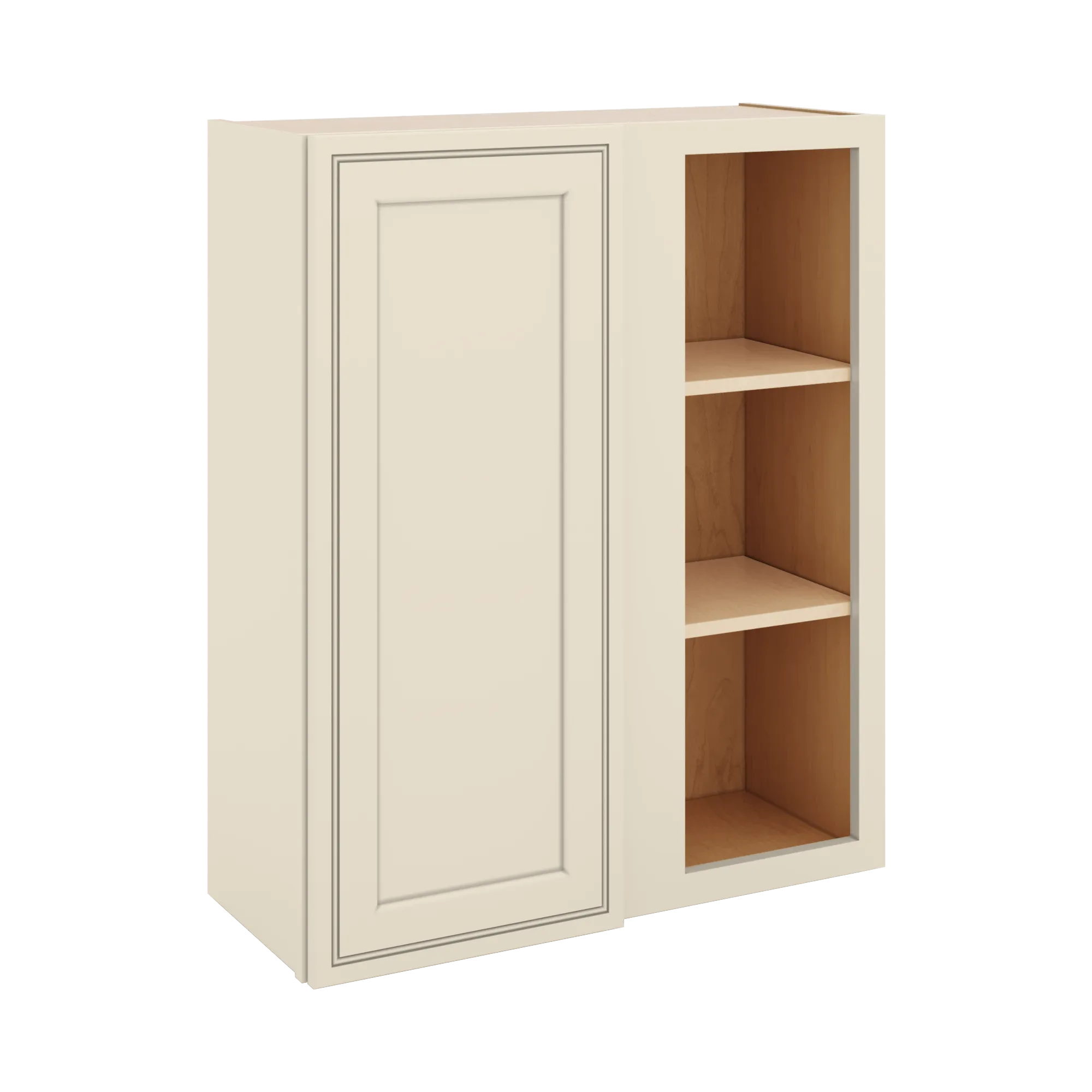 J&K Pearl Glazed H9 Blind Wall Cabinet - 30" W x 42" H