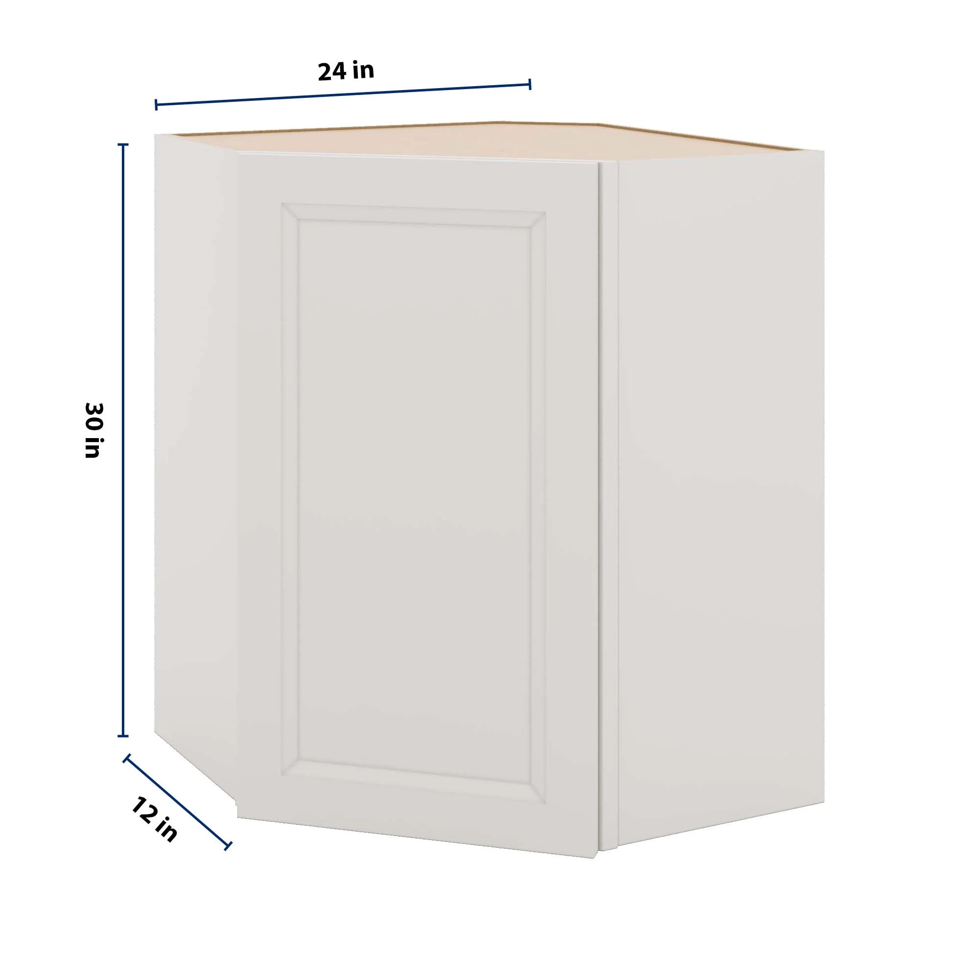 J&K Pure B5 Wall Diagonal Cabinet - 24" W x 30" H
