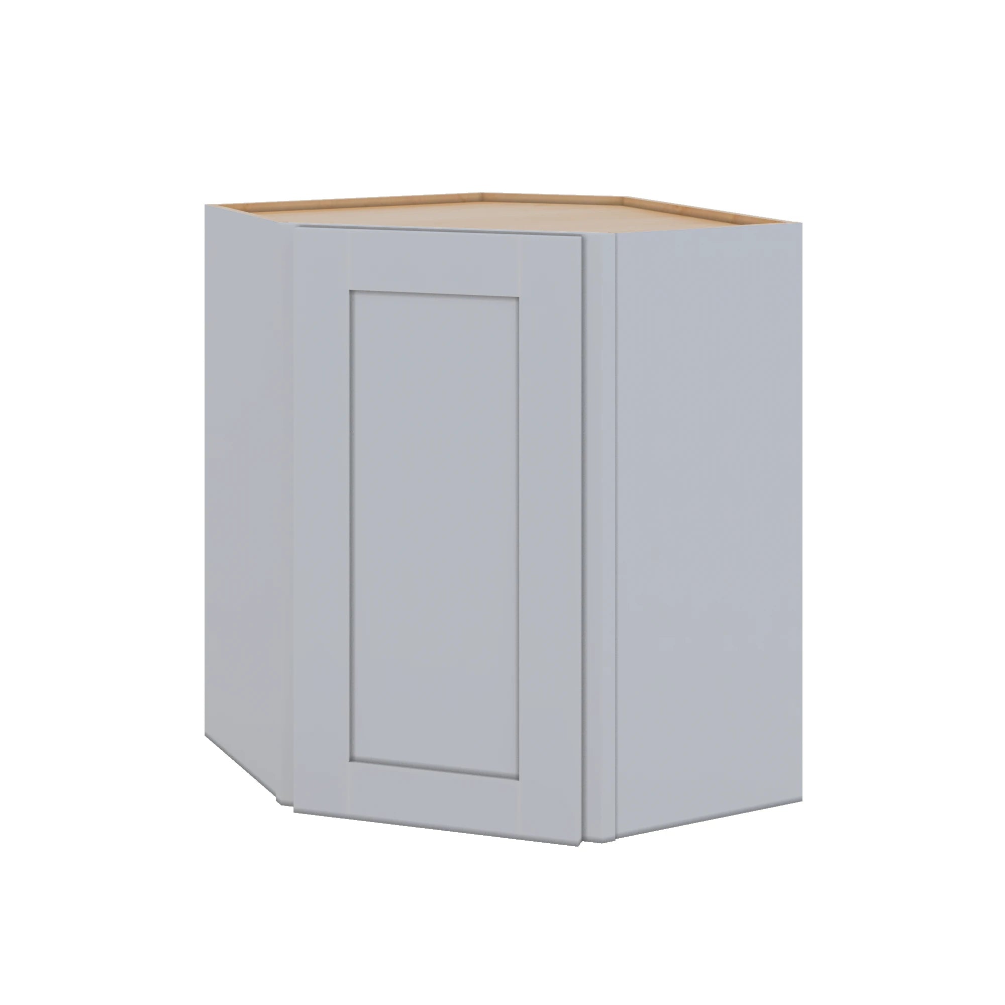 Modernform Cabinet Grey Shaker 24" W X 30" H X 12" D Wall Diagonal Corner Cabinet