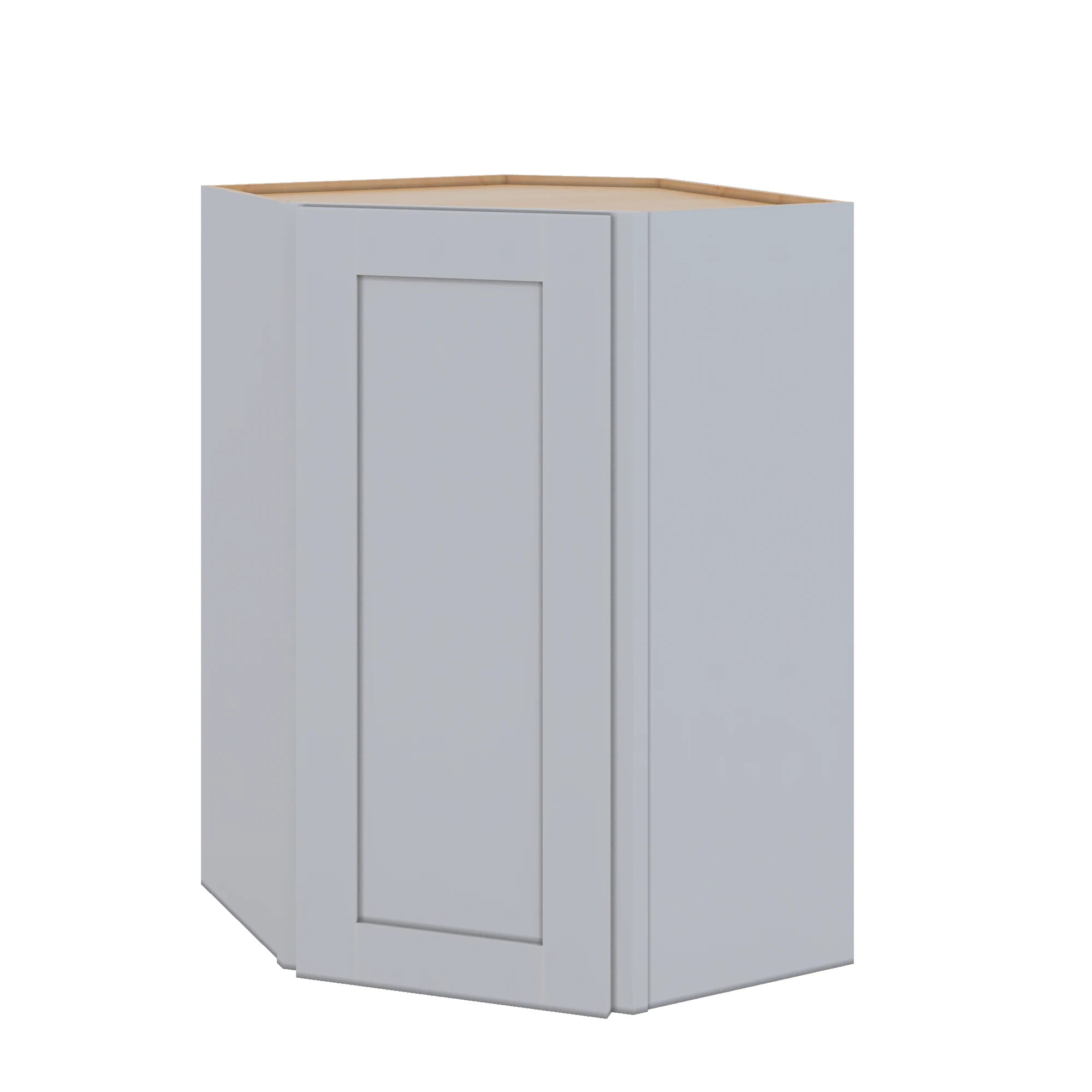 Modernform Cabinet Grey Shaker 24" W X 36" H X 12" D Wall Diagonal Corner Cabinet