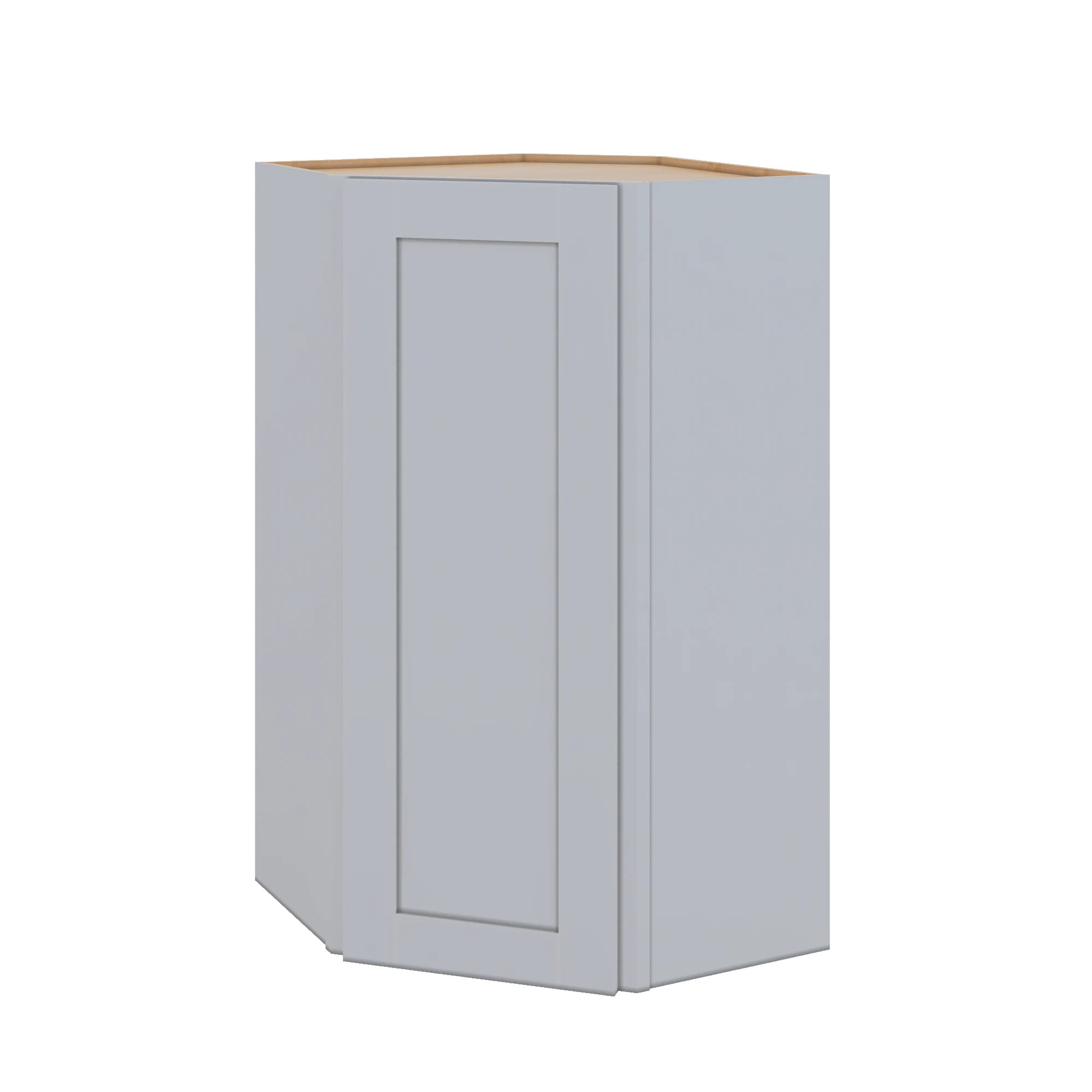 Modernform Cabinet Grey Shaker 24" W X 42" H X 12" D Wall Diagonal Corner Cabinet