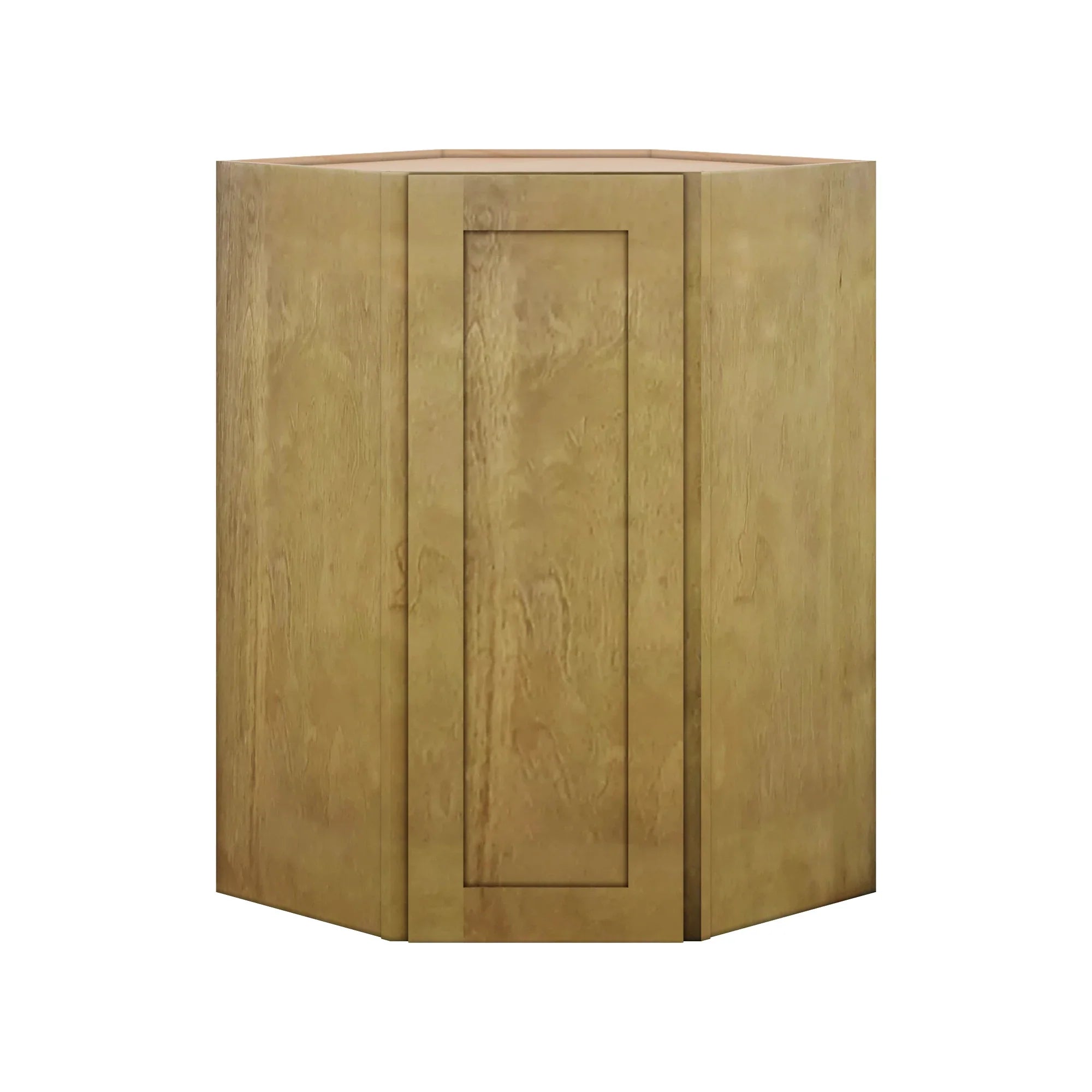 Modernform Cabinet Natural Shaker 27" W X 42" H X 15" D Wall Diagonal Corner Cabinet