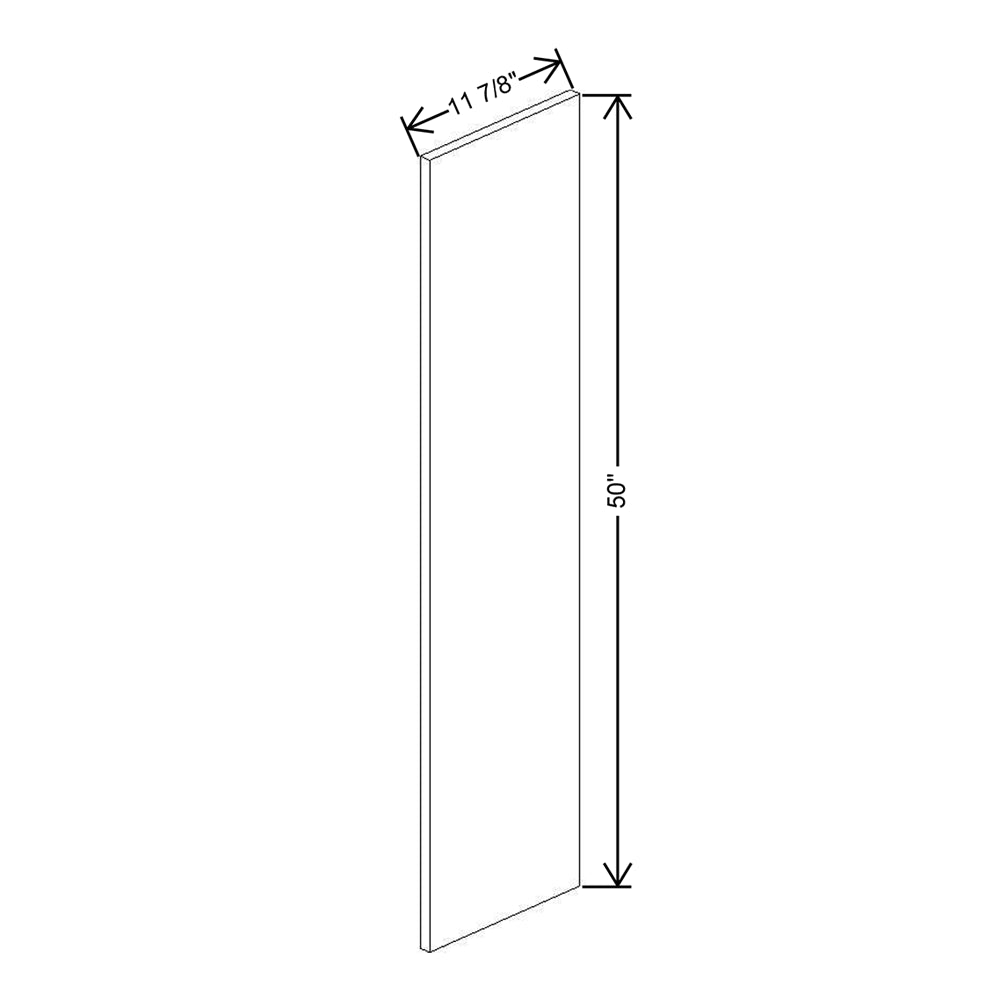 CNC Classic Broadway Walnut 12" W X 49" H Decorative End