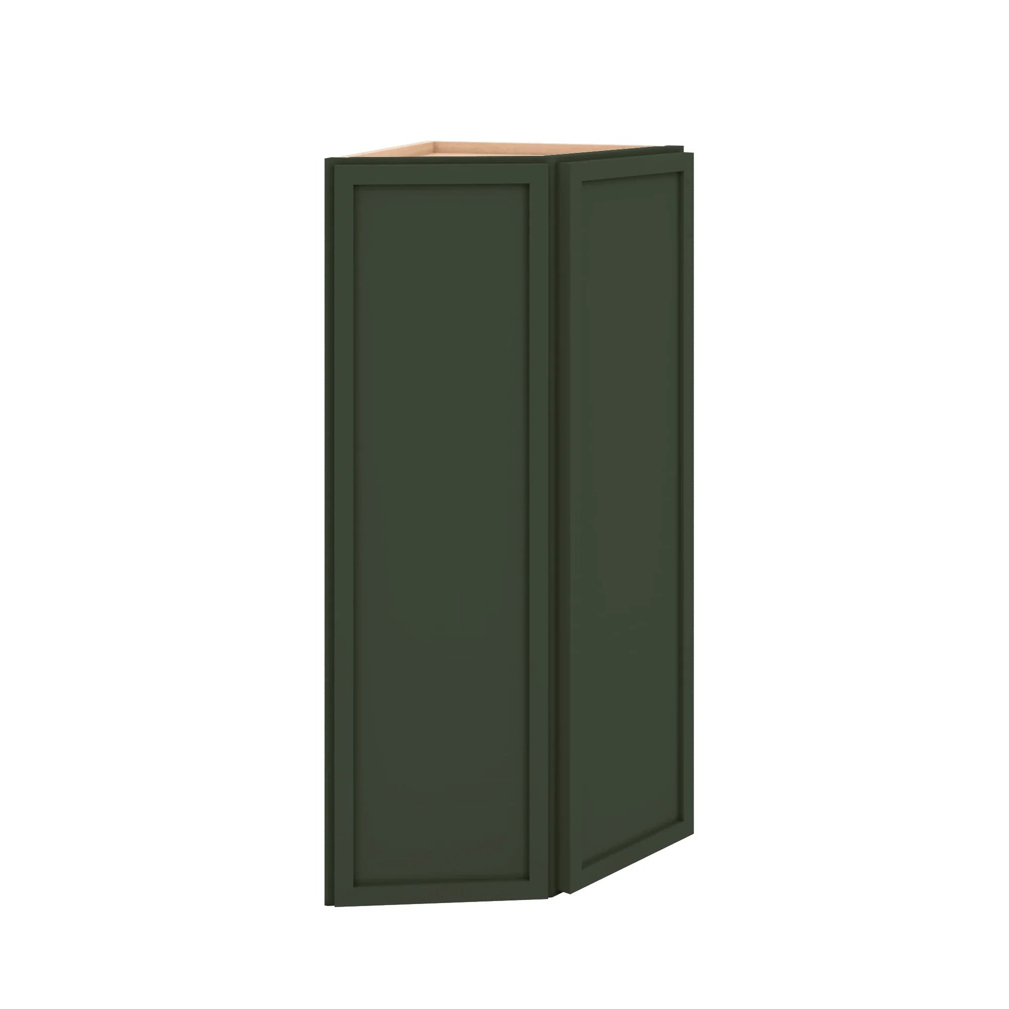 Modernform Cabinet Slim Sage Green 12" W X 30" H X 12" D Wall Corner End Cabinet