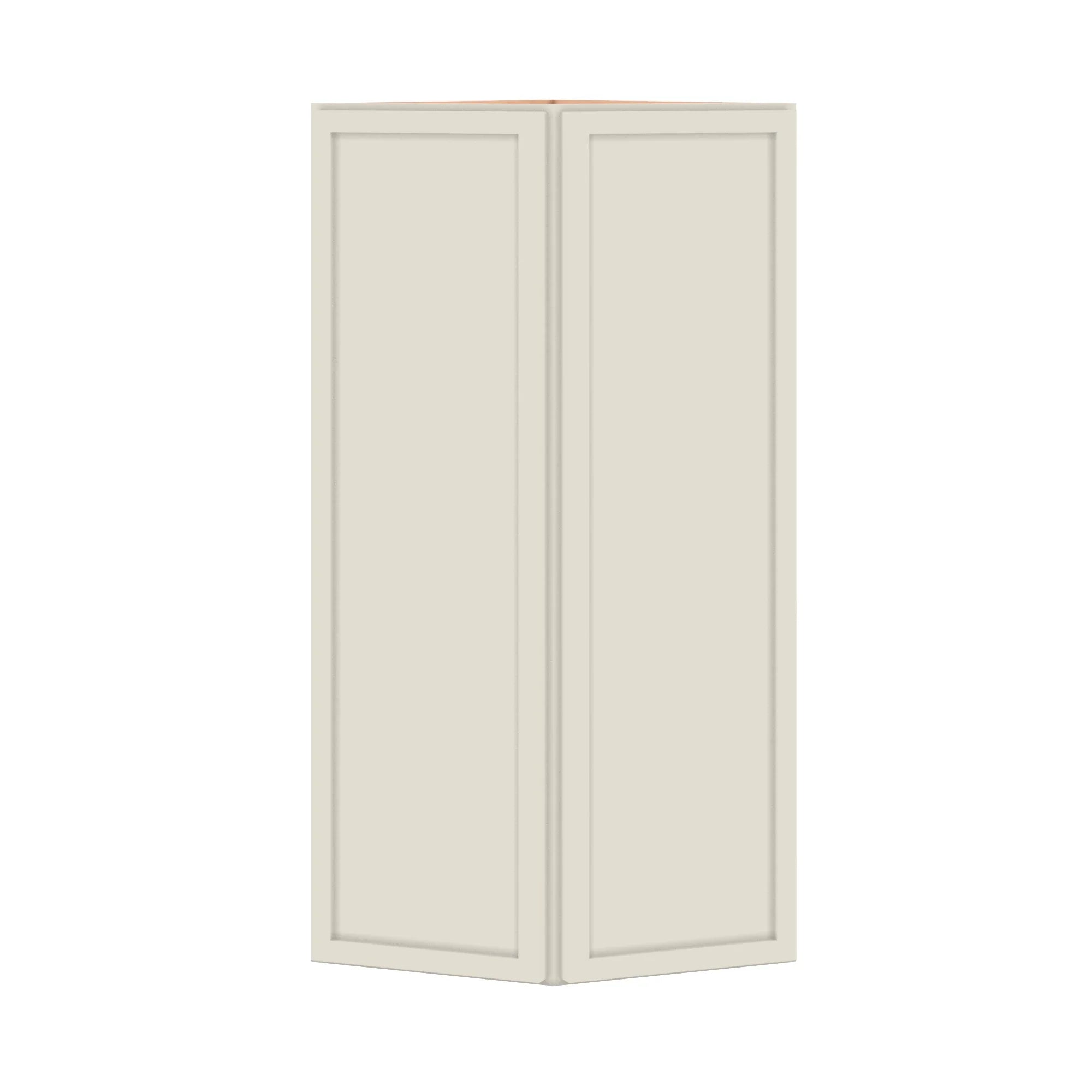Modernform Cabinet Slim Dove White 12" W X 30" H X 12" D Wall Corner End Cabinet