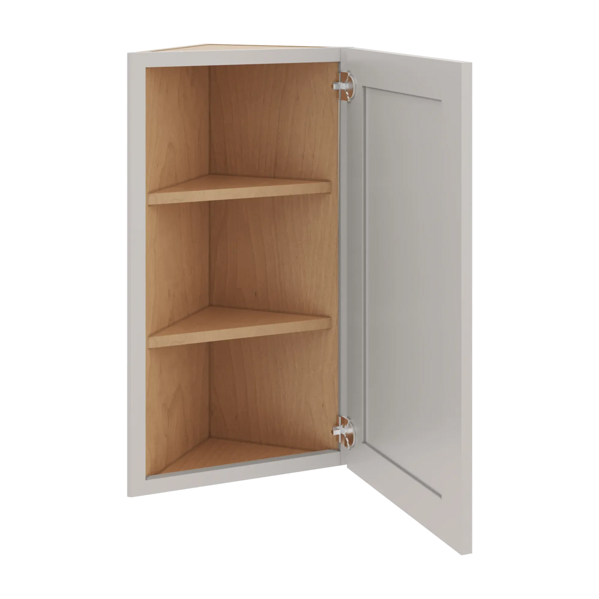 cnc luxor 5 piece misty grey 12 w x 30 h single door wall end cabinet