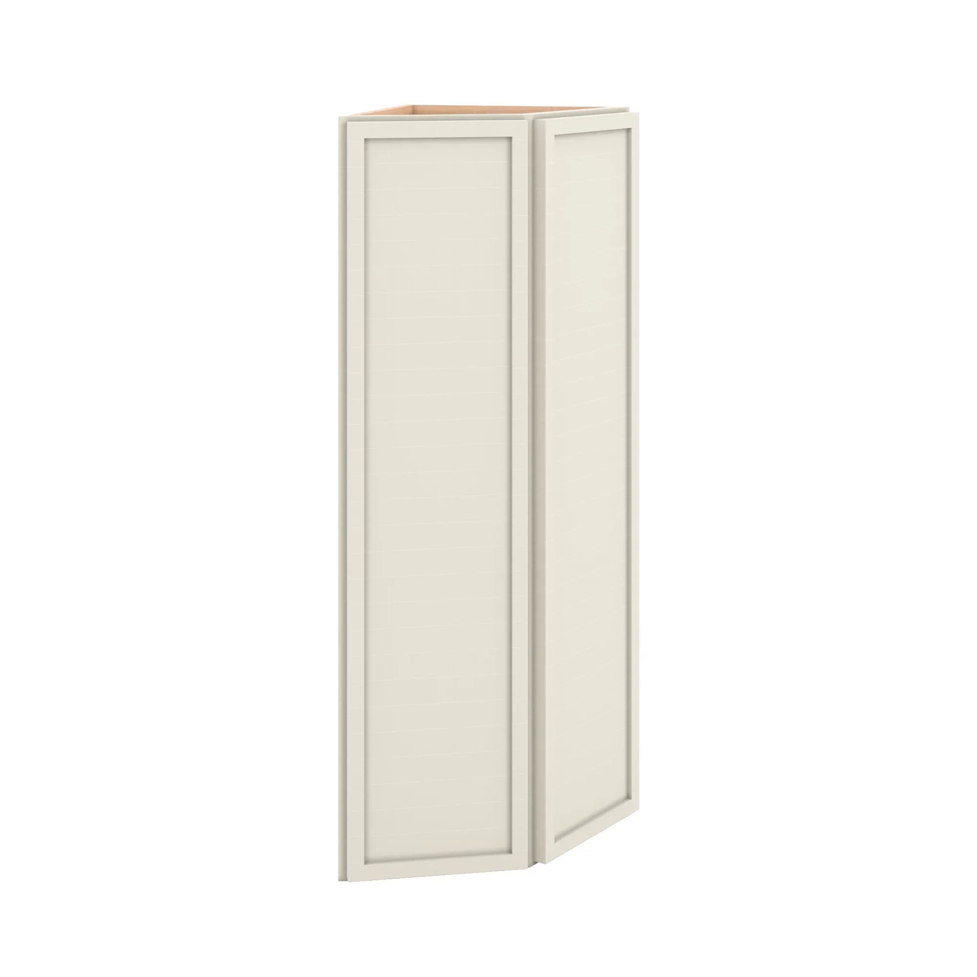 Modernform Cabinet Slim Dove White 12" W X 36" H X 12" D Wall Corner End Cabinet