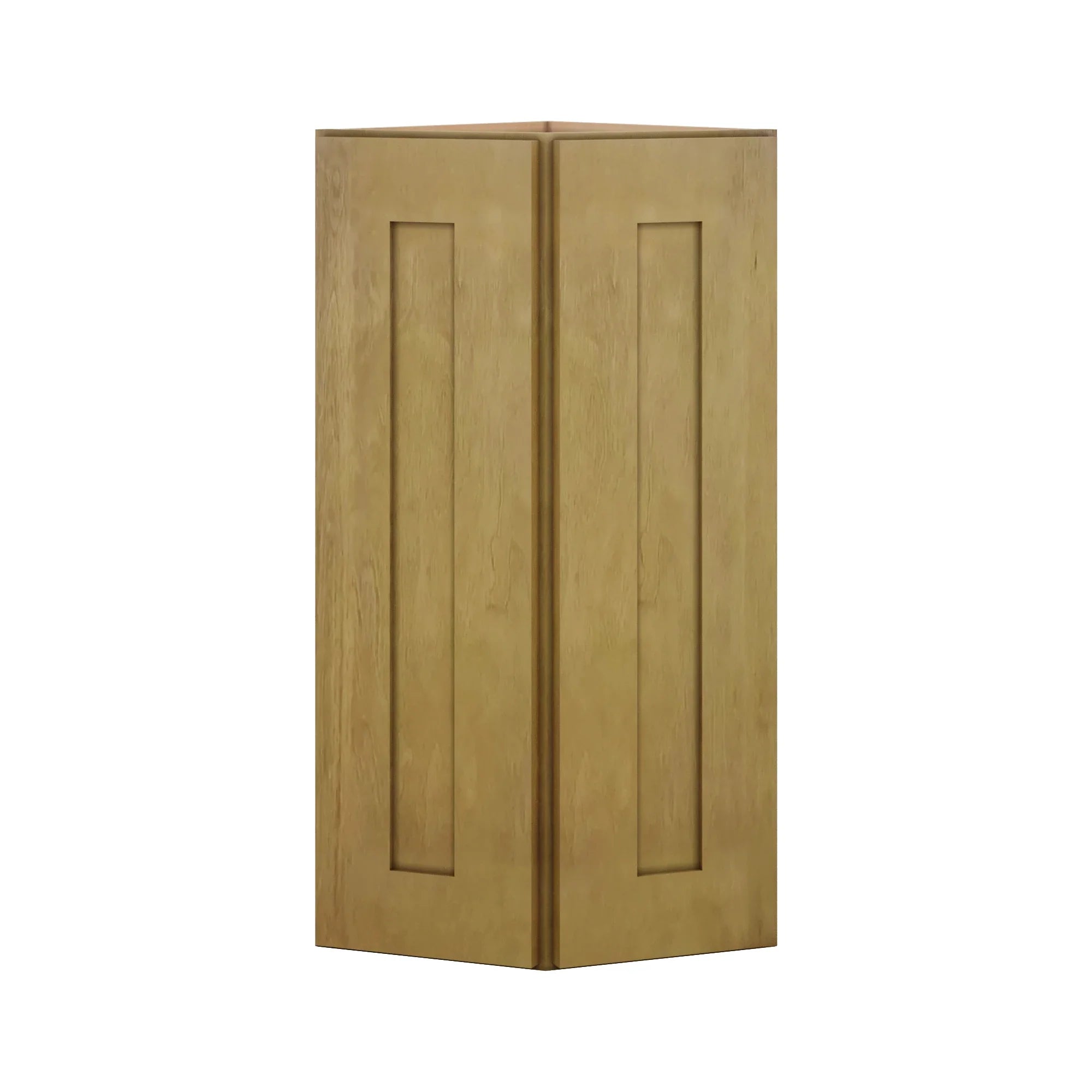 Modernform Cabinet Natural Shaker 12" W X 36" H X 12" D Wall Corner End Cabinet