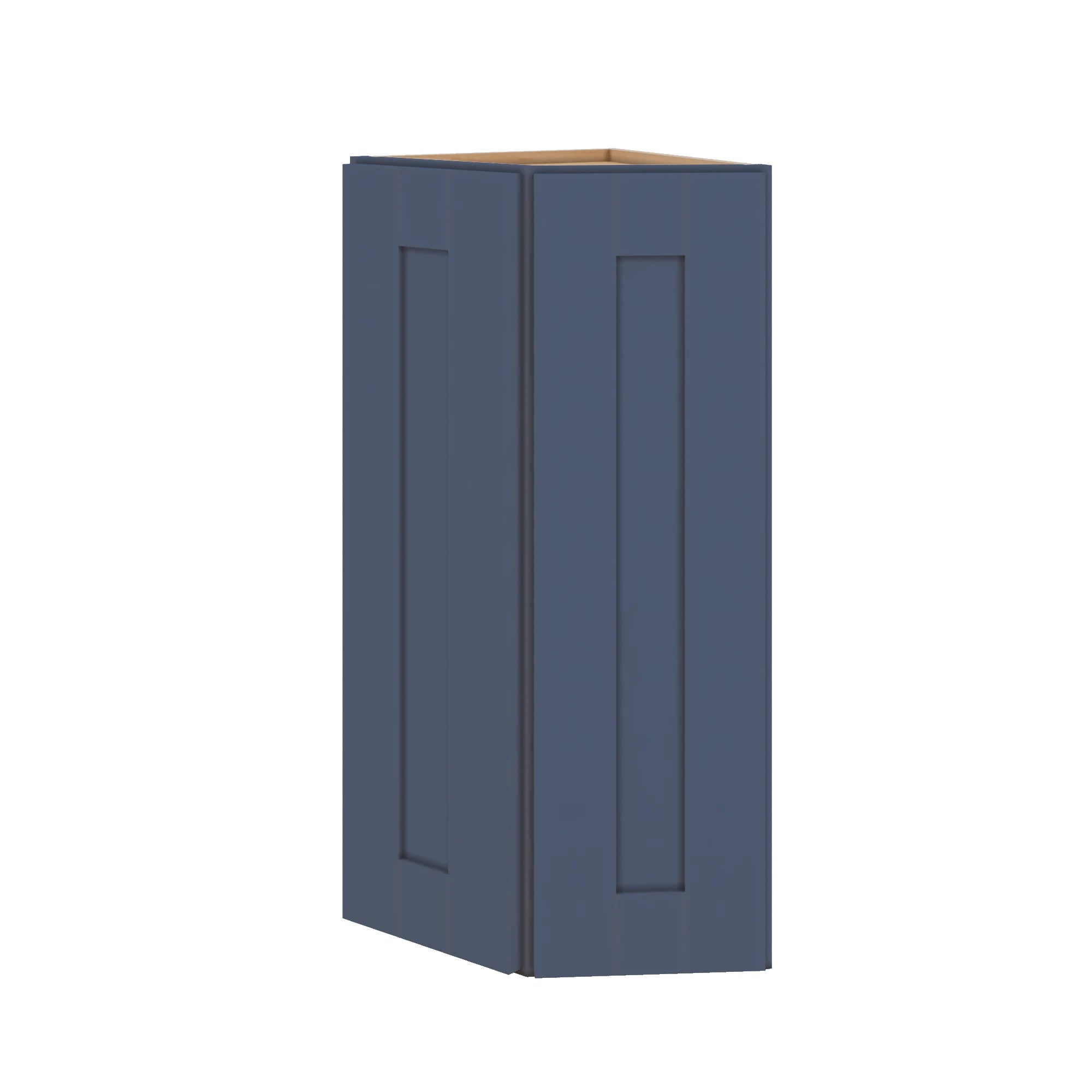 Modernform Cabinet Signature Blue 12" W X 36" H X 12" D Wall Corner End Cabinet