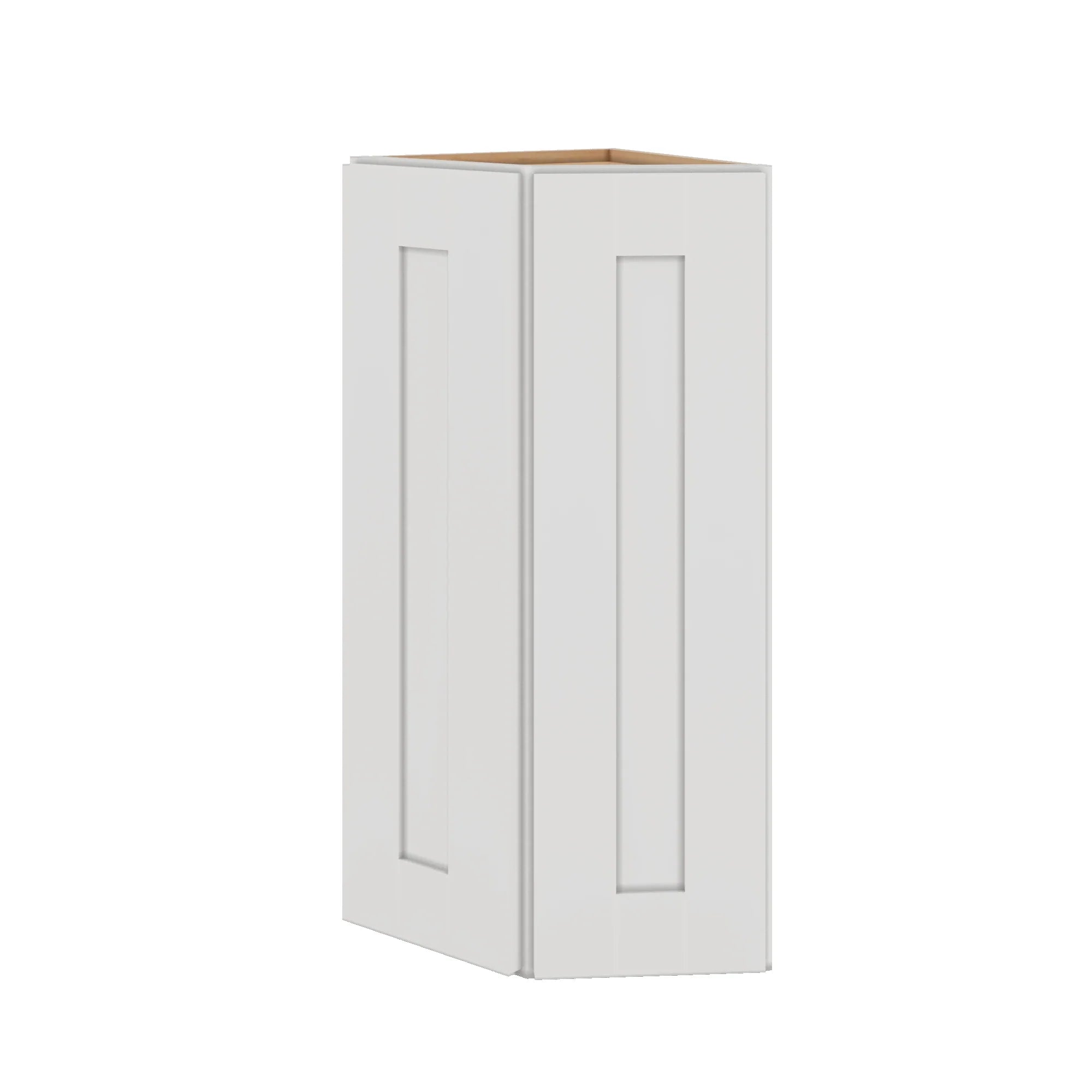Modernform Cabinet White Shaker 12" W X 36" H X 12" D Wall Corner End Cabinet