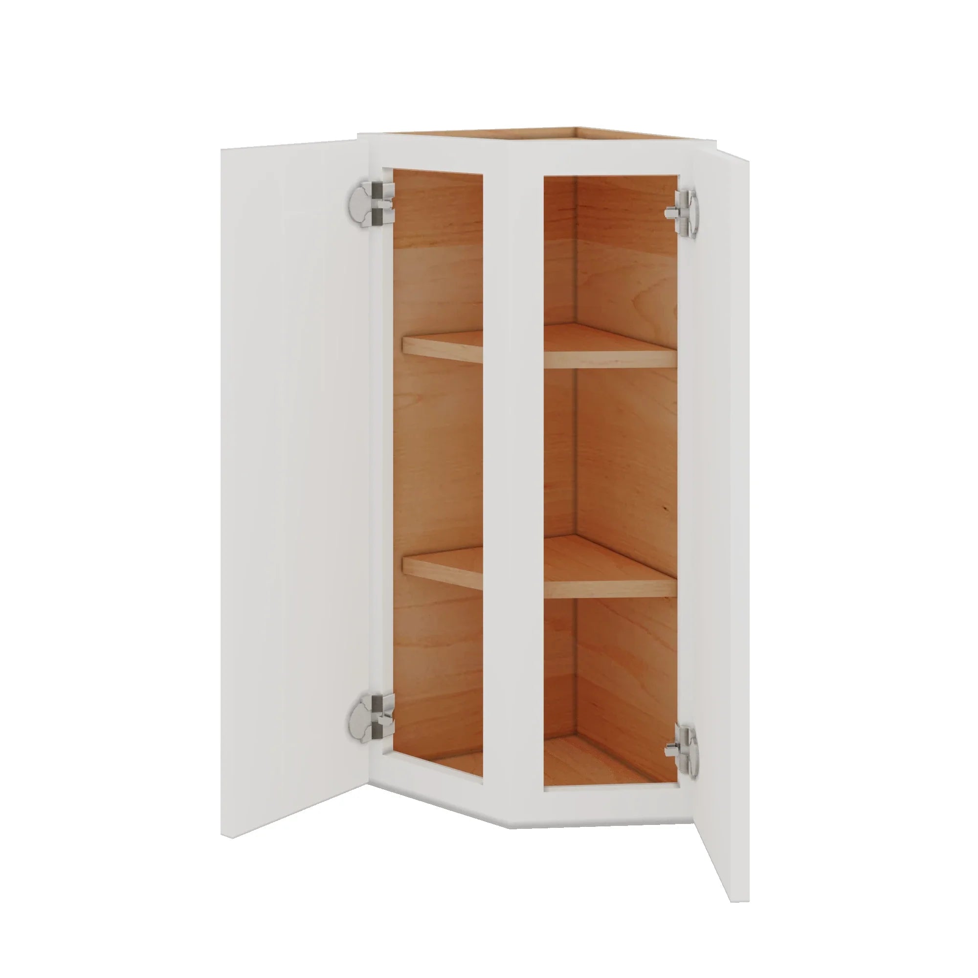 Modernform Cabinet White Shaker 12" W X 36" H X 12" D Wall Corner End Cabinet