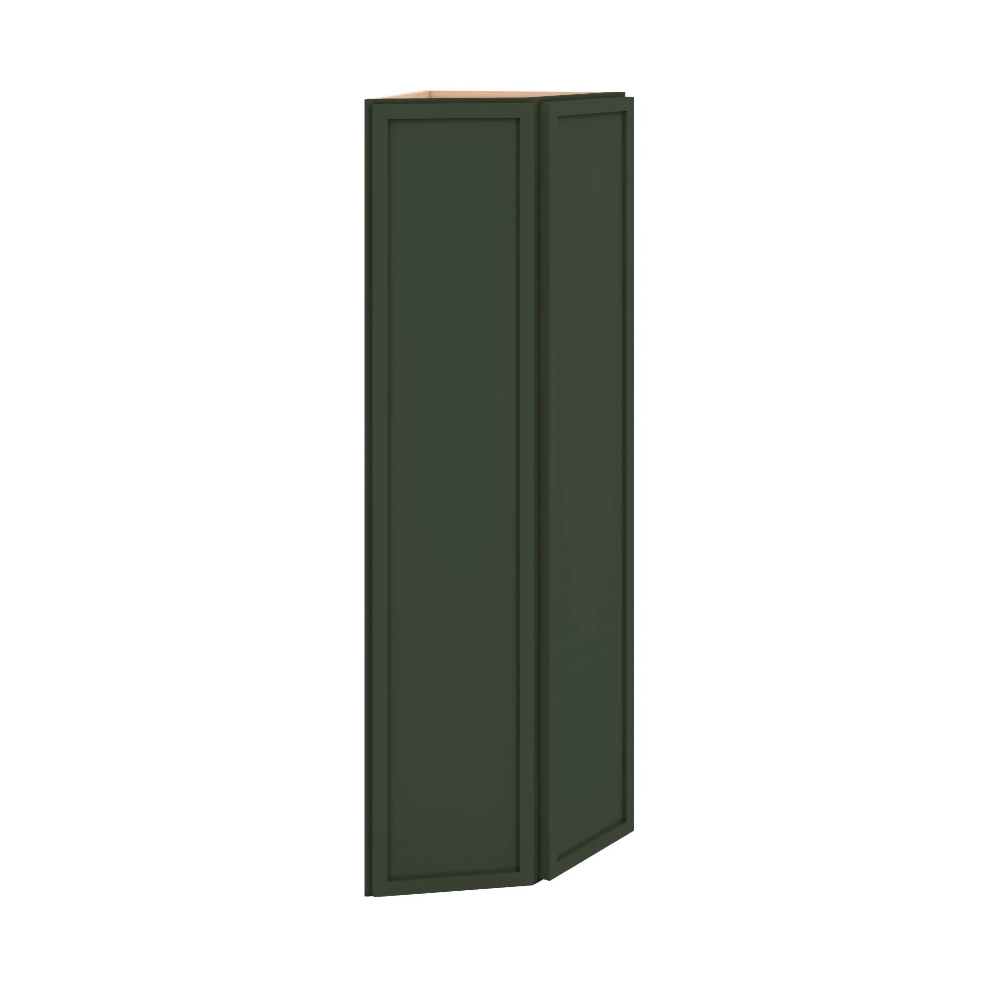 Modernform Cabinet Slim Sage Green 12" W X 42" H X 12" D Wall Corner End Cabinet