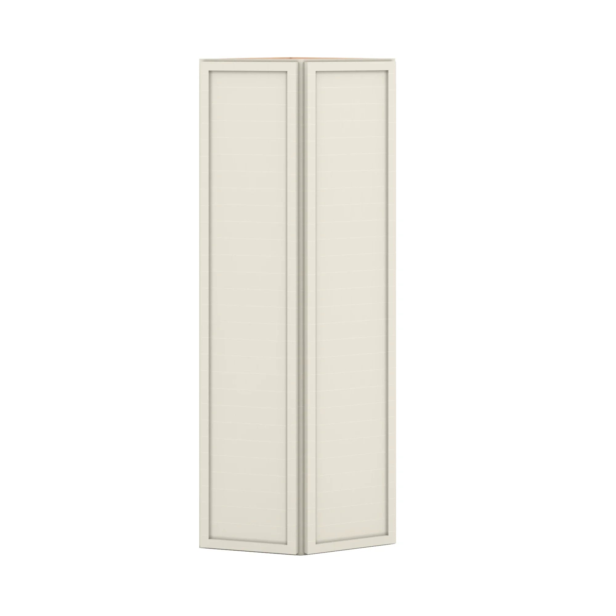 Modernform Cabinet Slim Dove White 12" W X 42" H X 12" D Wall Corner End Cabinet