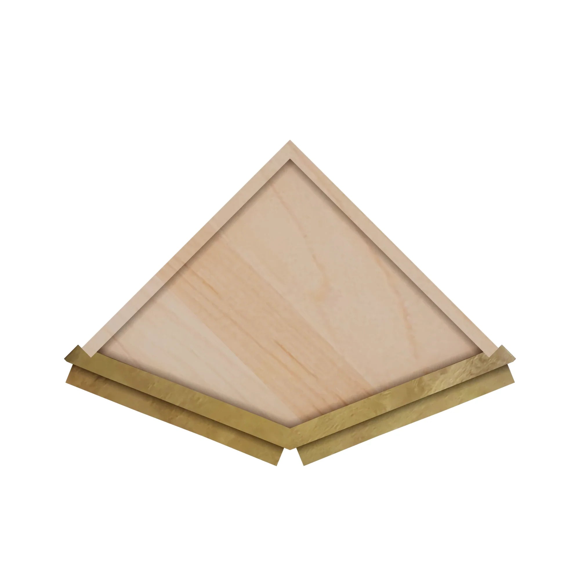 Modernform Cabinet Natural Shaker 12" W X 42" H X 12" D Wall Corner End Cabinet