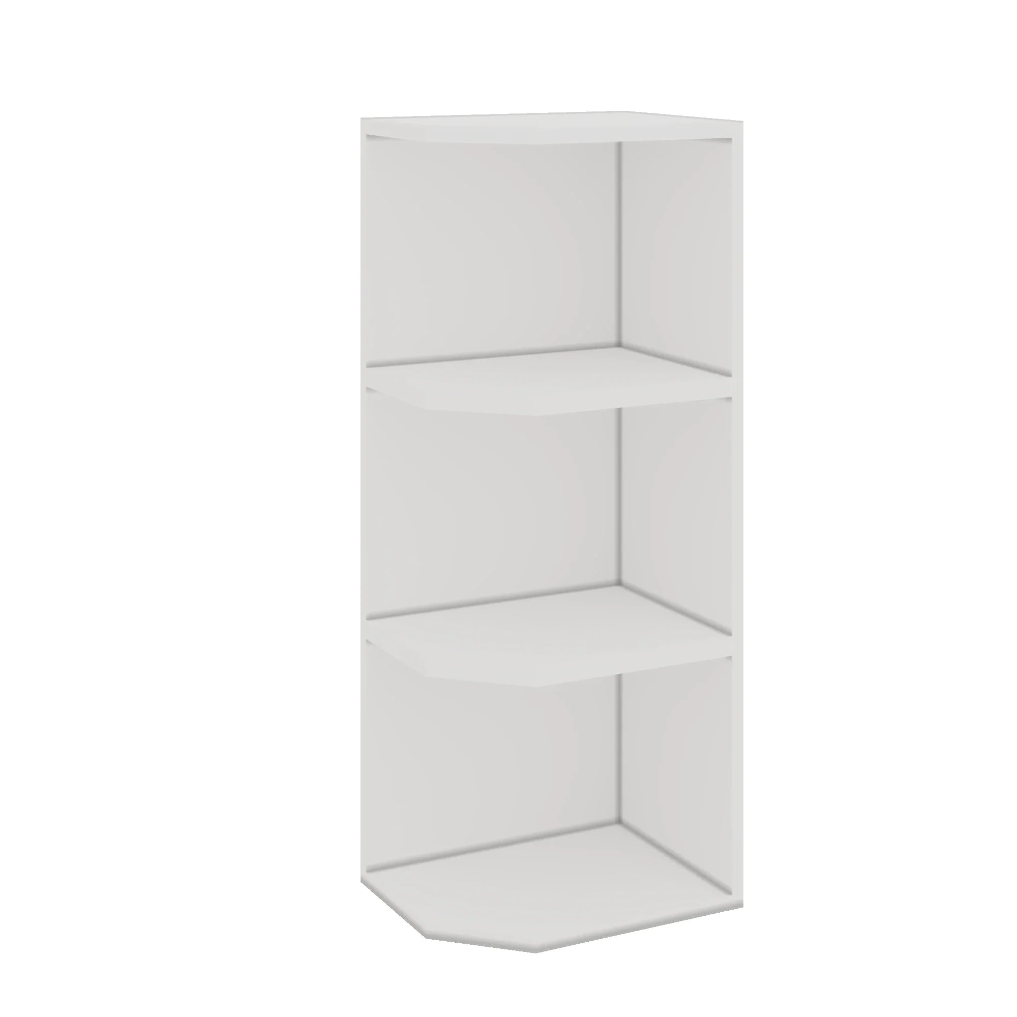 Modernform Cabinet White Shaker 09" W X 30" H X 12" D Wall Open End Cabinet