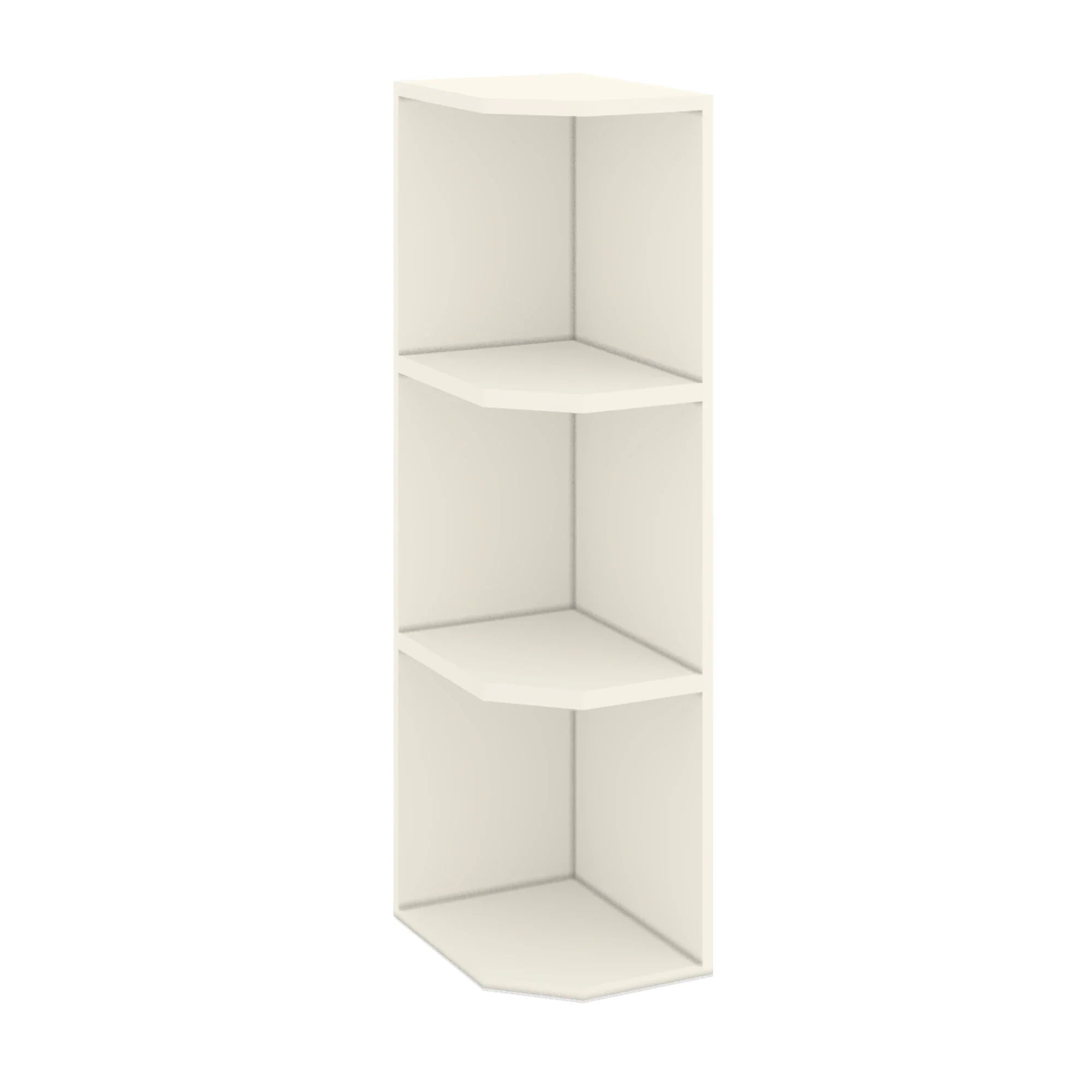 Modernform Cabinet Slim Dove White 09" W X 36" H X 12" D Wall Open End Cabinet