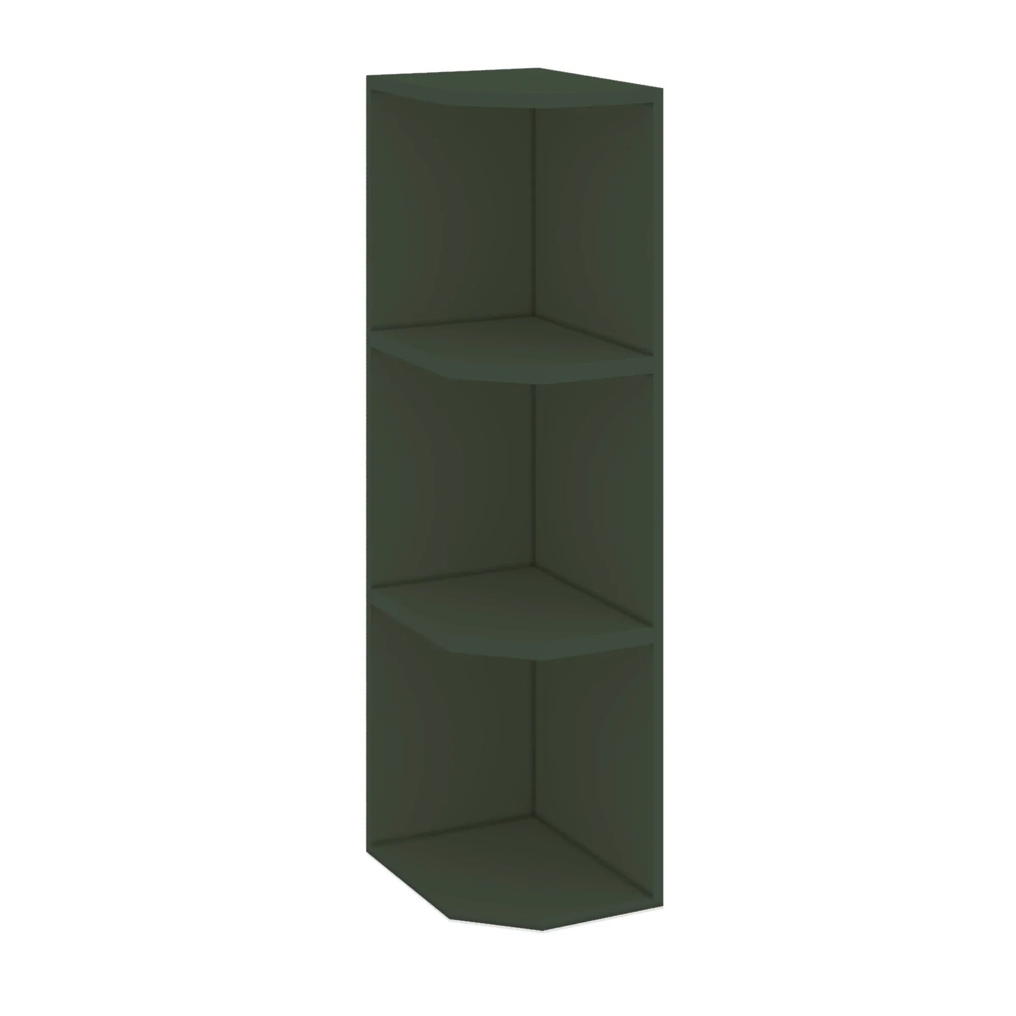 Modernform Cabinet Slim Sage Green 09" W X 36" H X 12" D Wall Open End Cabinet