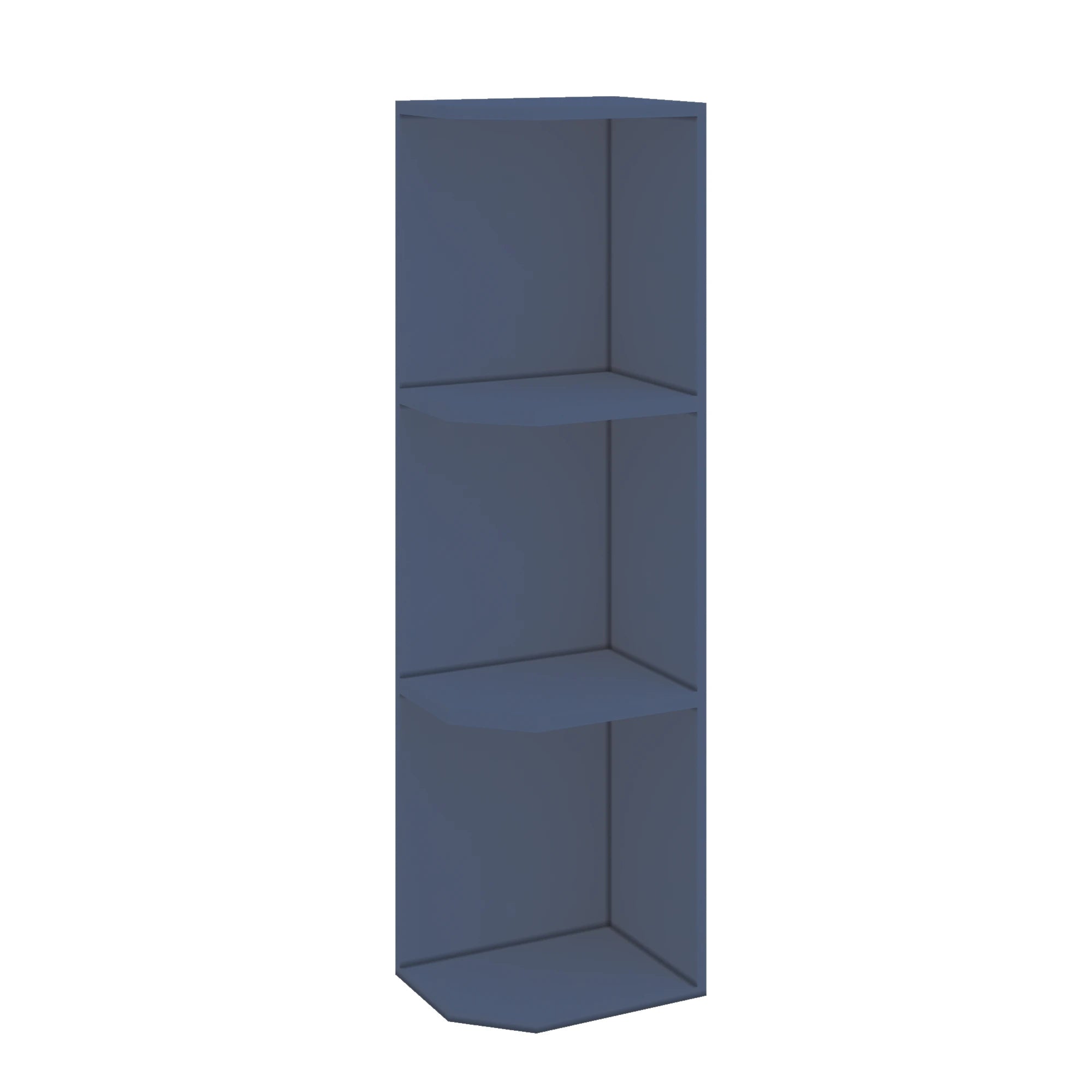 Modernform Cabinet Signature Blue 09" W X 42" H X 12" D Wall Open End Cabinet