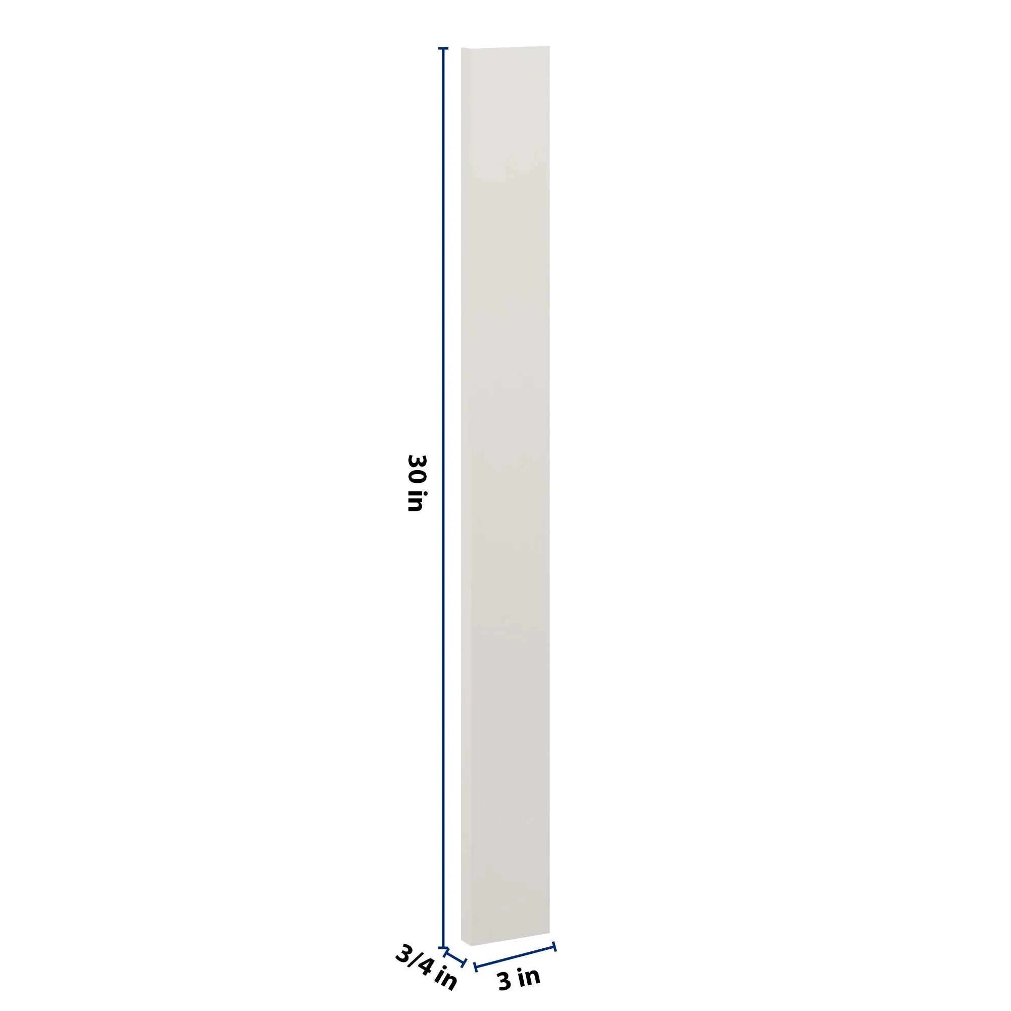 J&K Dove E1 Wall Filler 3" W x 30" H