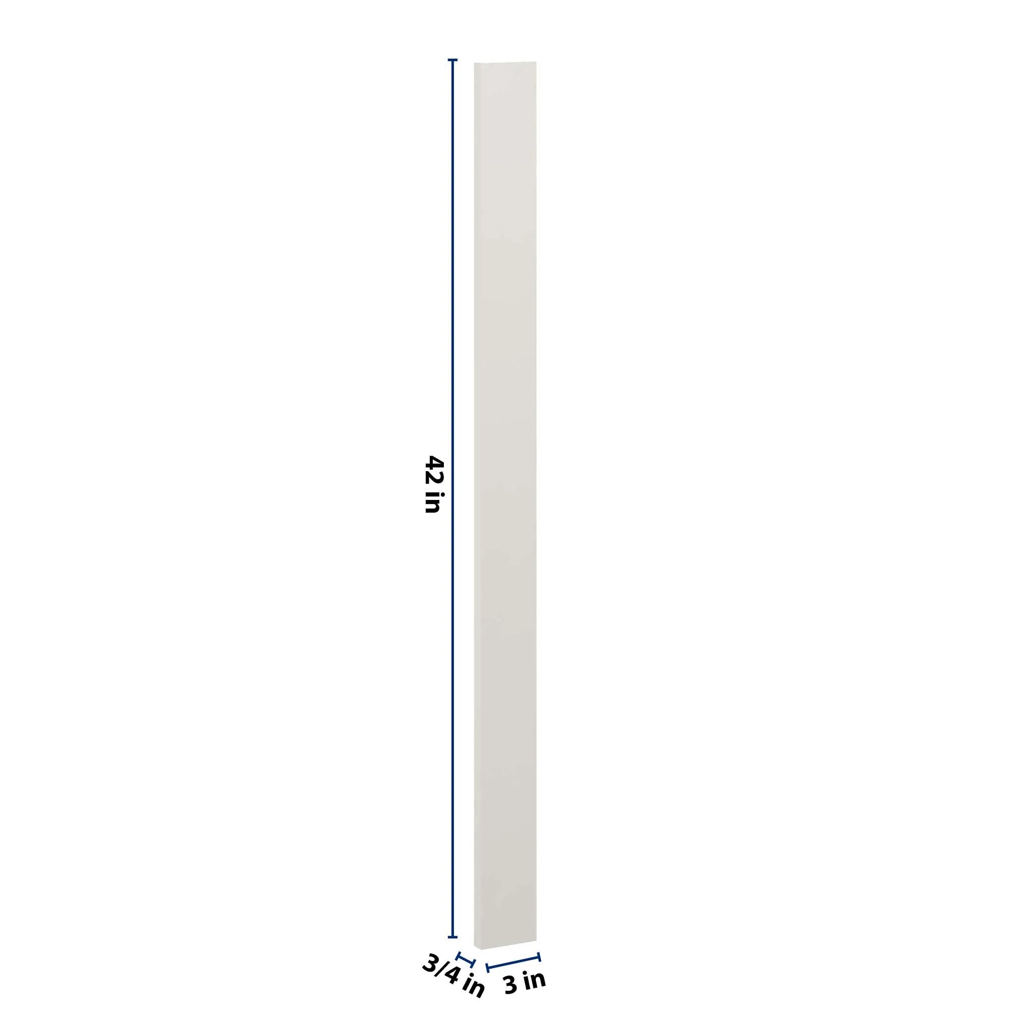 J&K Dove E1 Wall Filler 3" W x 42" H