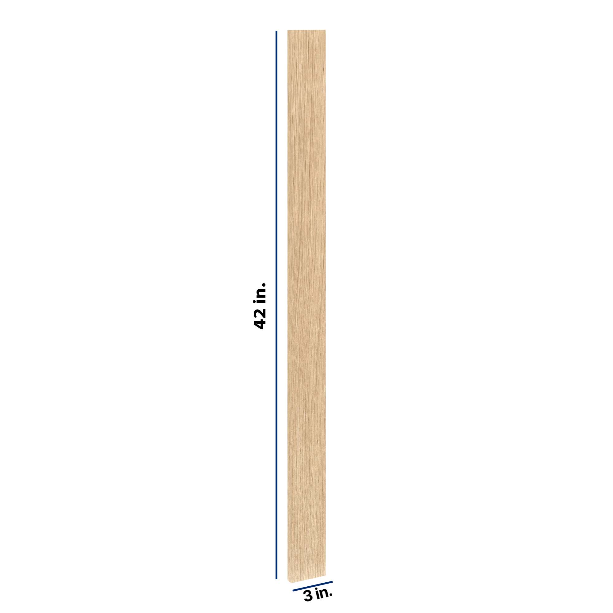 Modernform Cabinet Natural Oak 3" W X 42" H Wall Filler