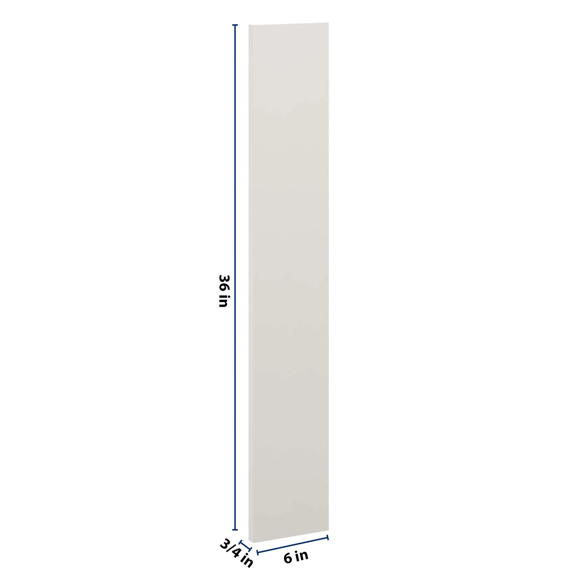 J&K Dove E1 Wall Filler 6" W x 36" H