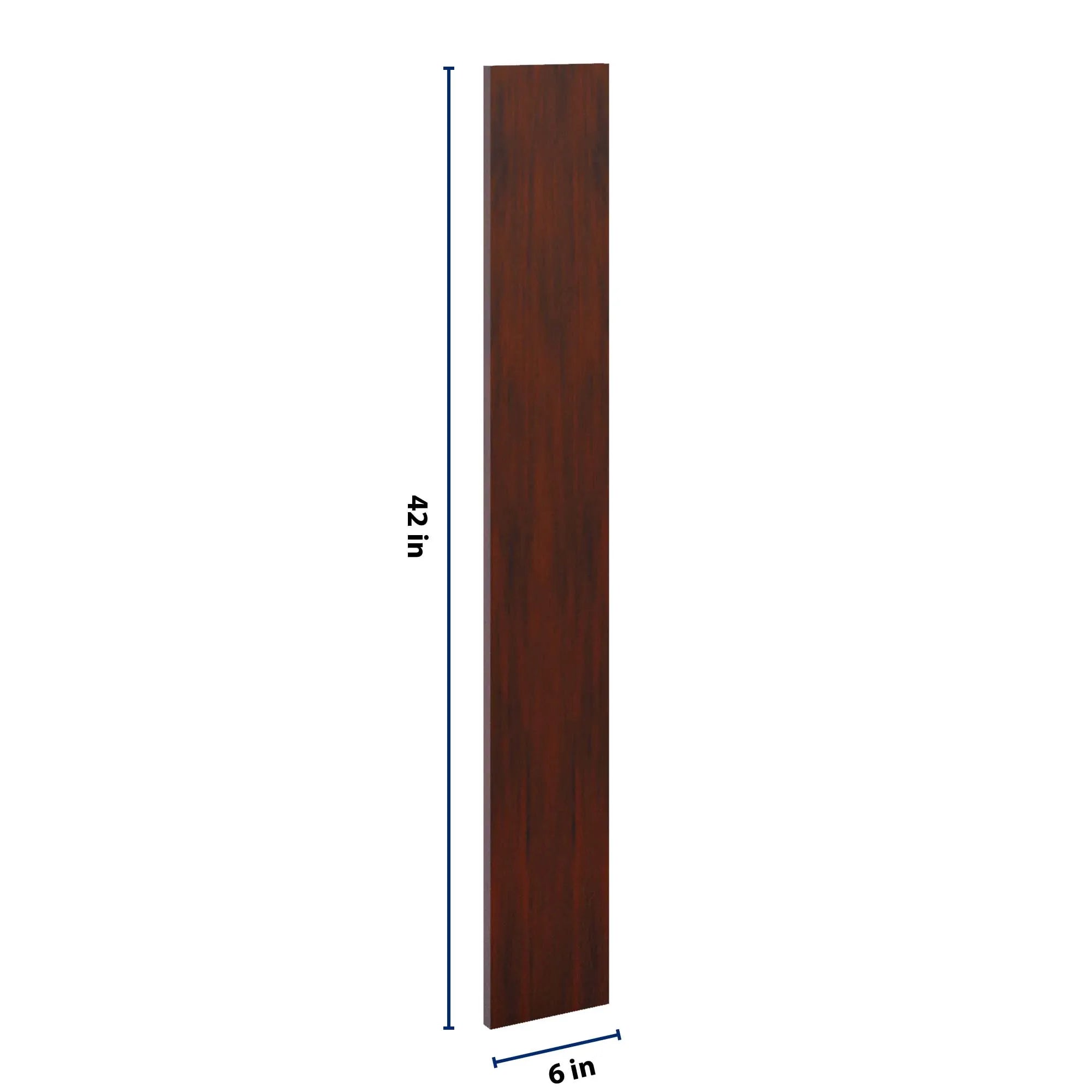 J&K Mahogany J5 Wall Filler 6" W x 42" H