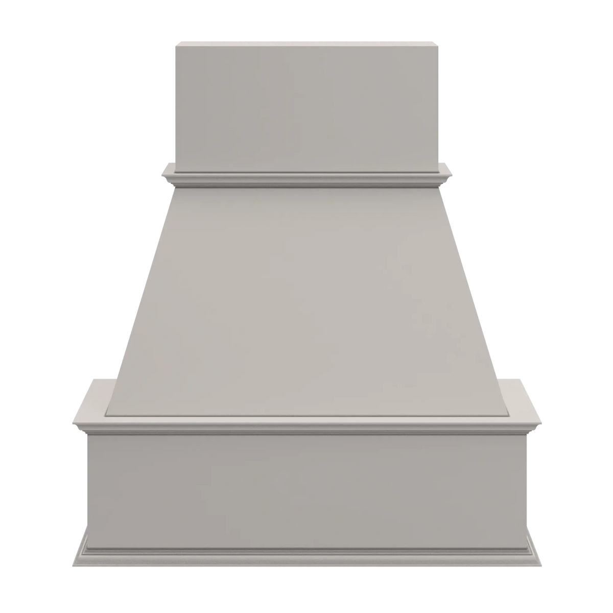 cnc luxor 5 piece misty grey 36 w traditional mdf hood