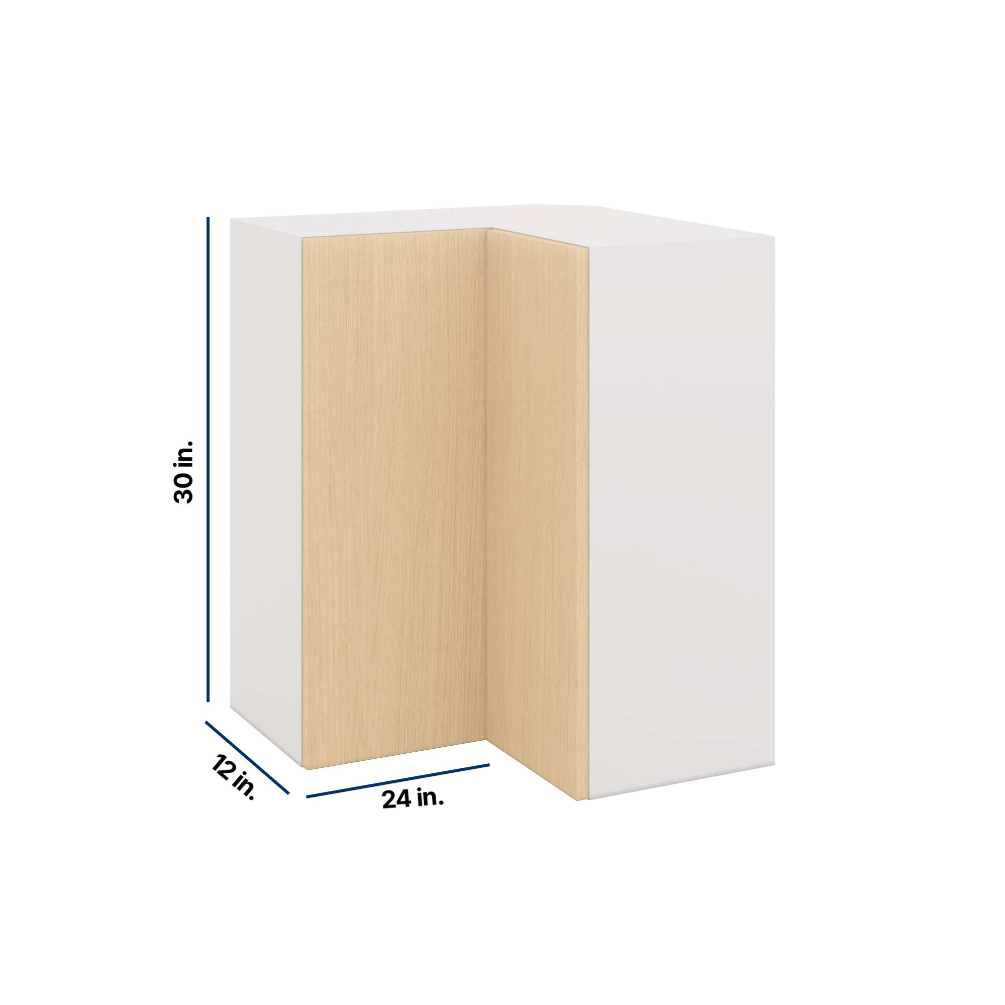Modernform Cabinet Natural Oak 24" W X 30" H X 12" D Wall Easy Reach Cabinet