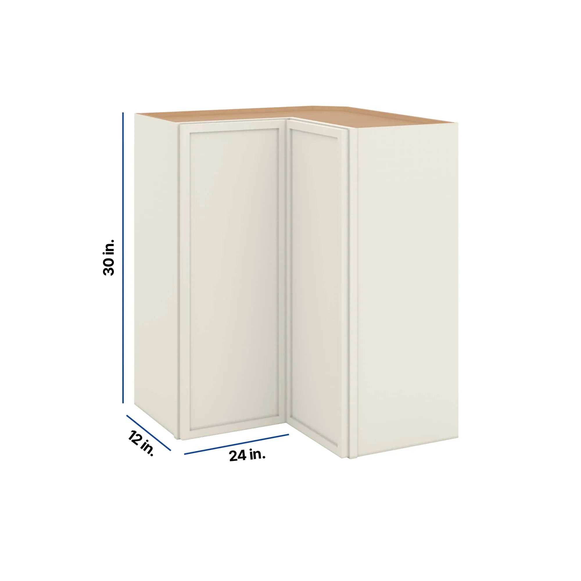 Modernform Cabinet Slim Dove White 24" W X 30" H X 12" D Wall Easy Reach Cabinet