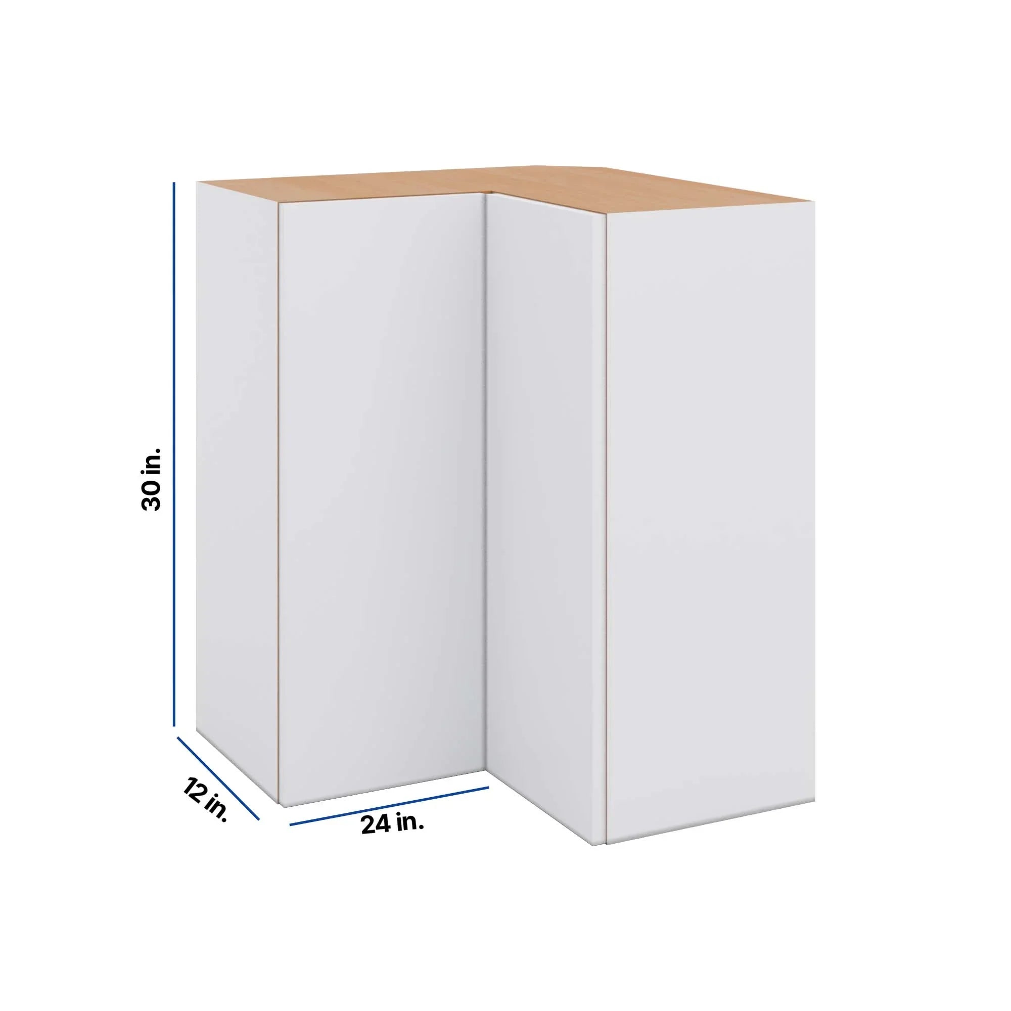 Modernform Cabinet Matte White 24" W X 30" H X 12" D Wall Easy Reach Cabinet
