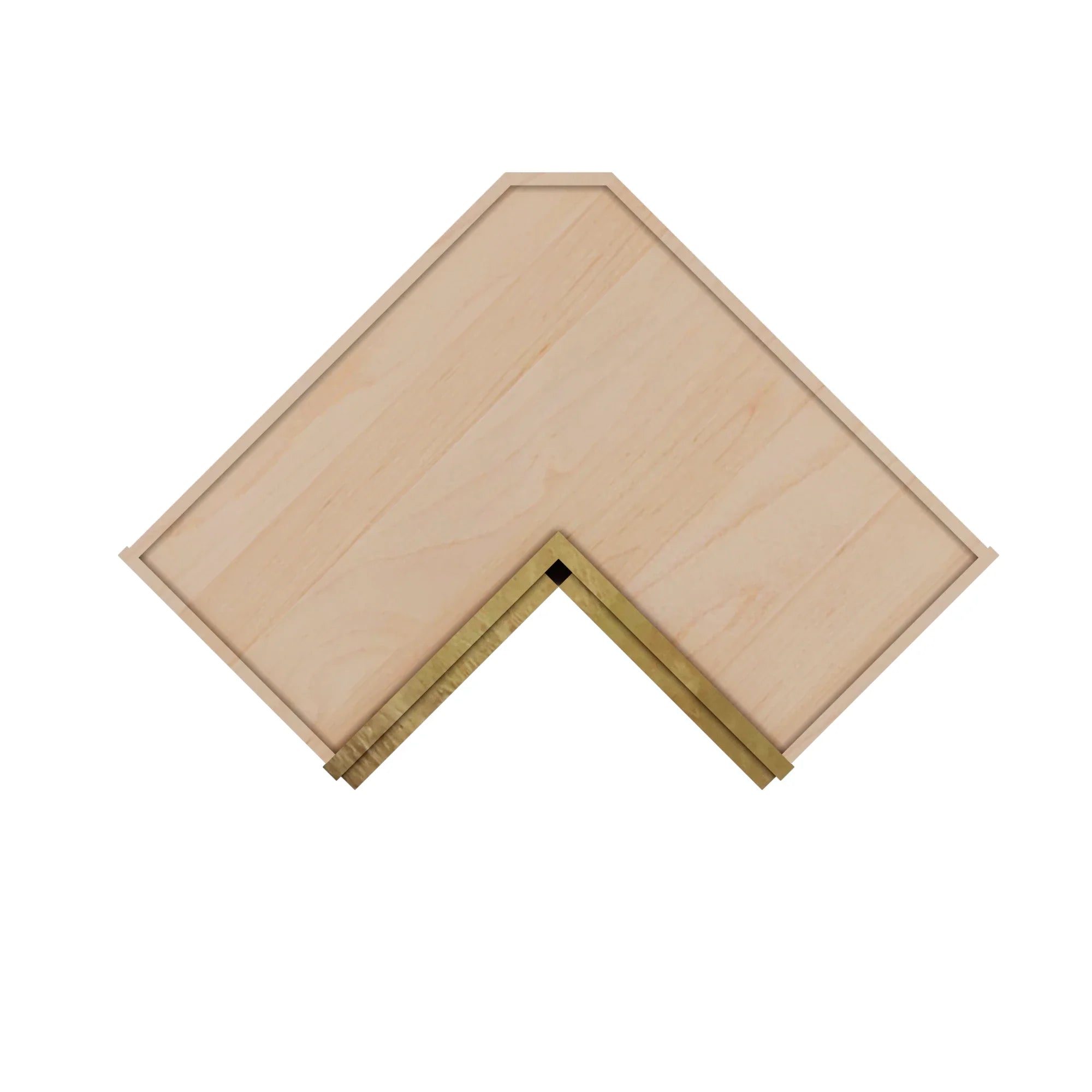 Modernform Cabinet Natural Shaker 24" W X 30" H X 12" D Wall Easy Reach Cabinet