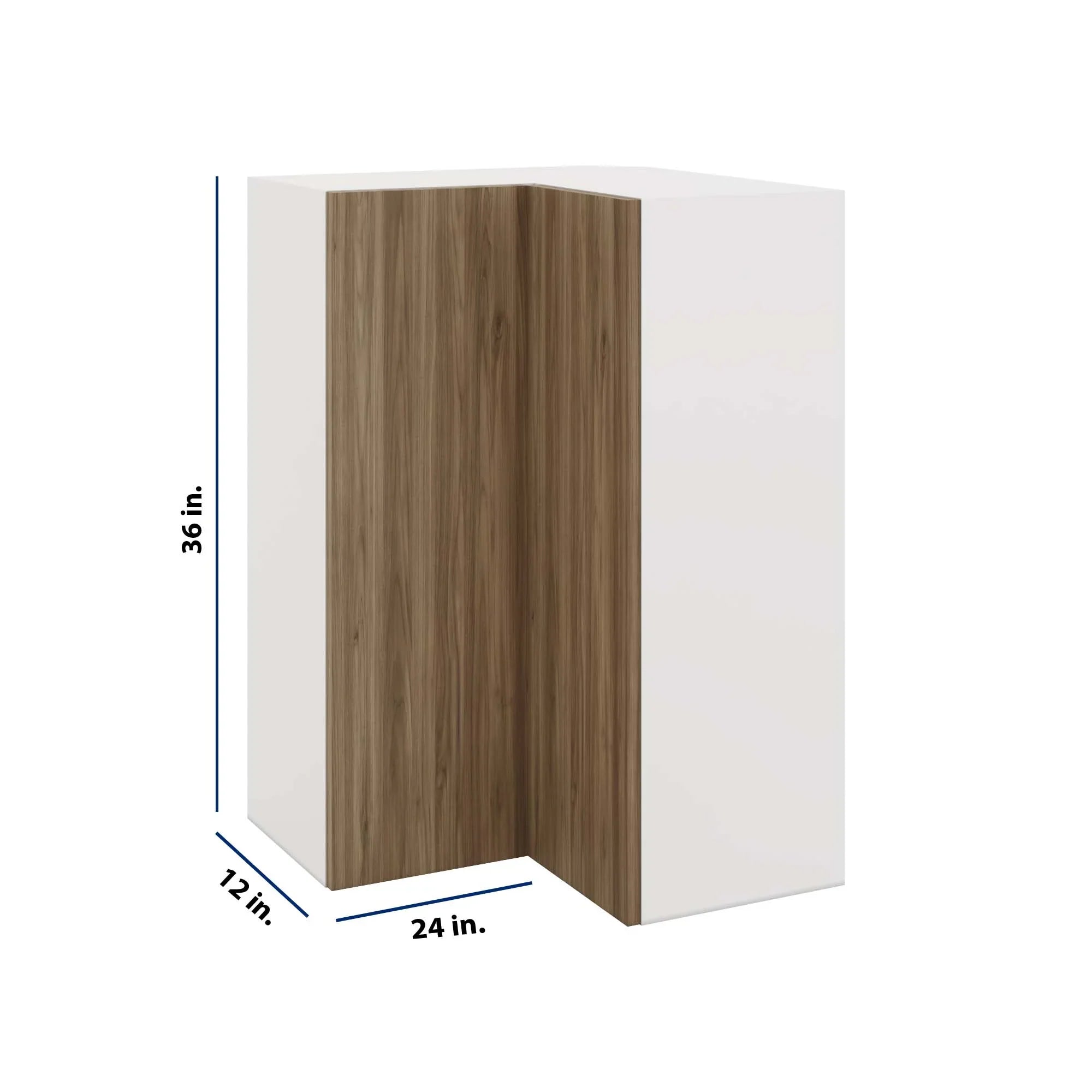 Modernform Cabinet Walnut 24" W X 36" H X 12" D Wall Easy Reach Cabinet