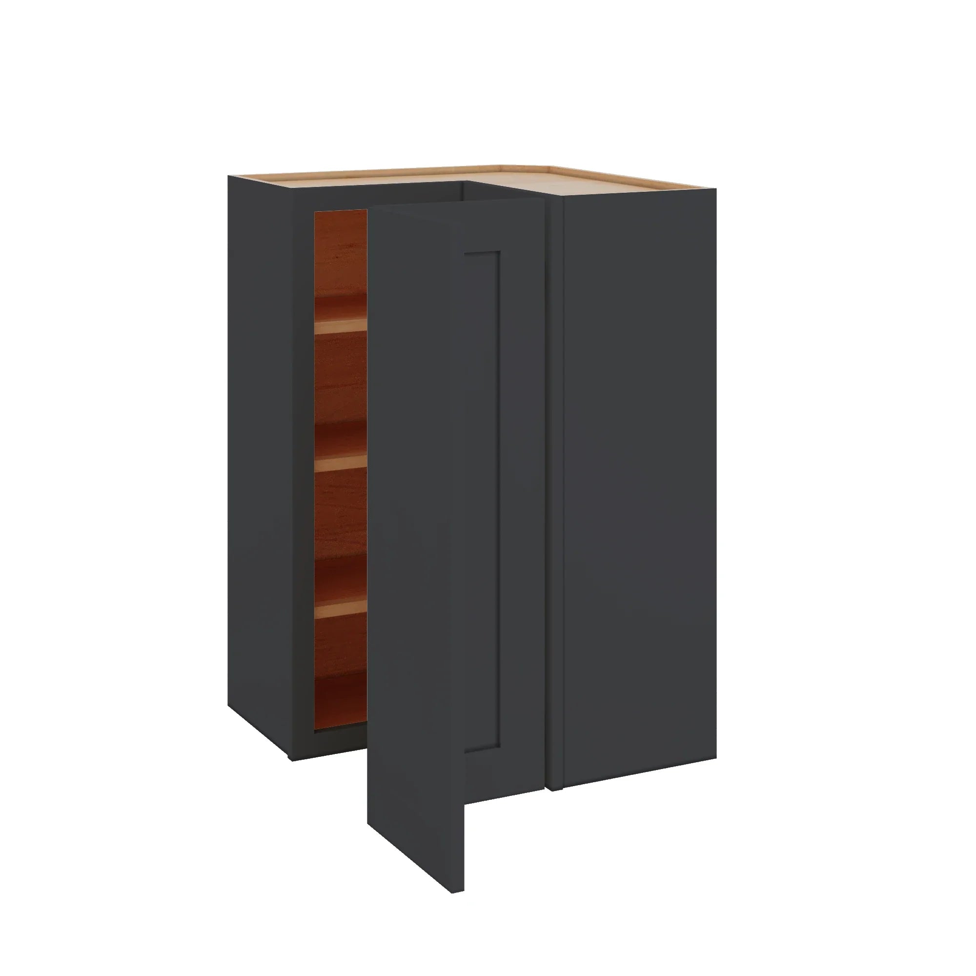 Modernform Cabinet Onyx Black Shaker 24" W X 36" H X 12" D Wall Easy Reach Cabinet