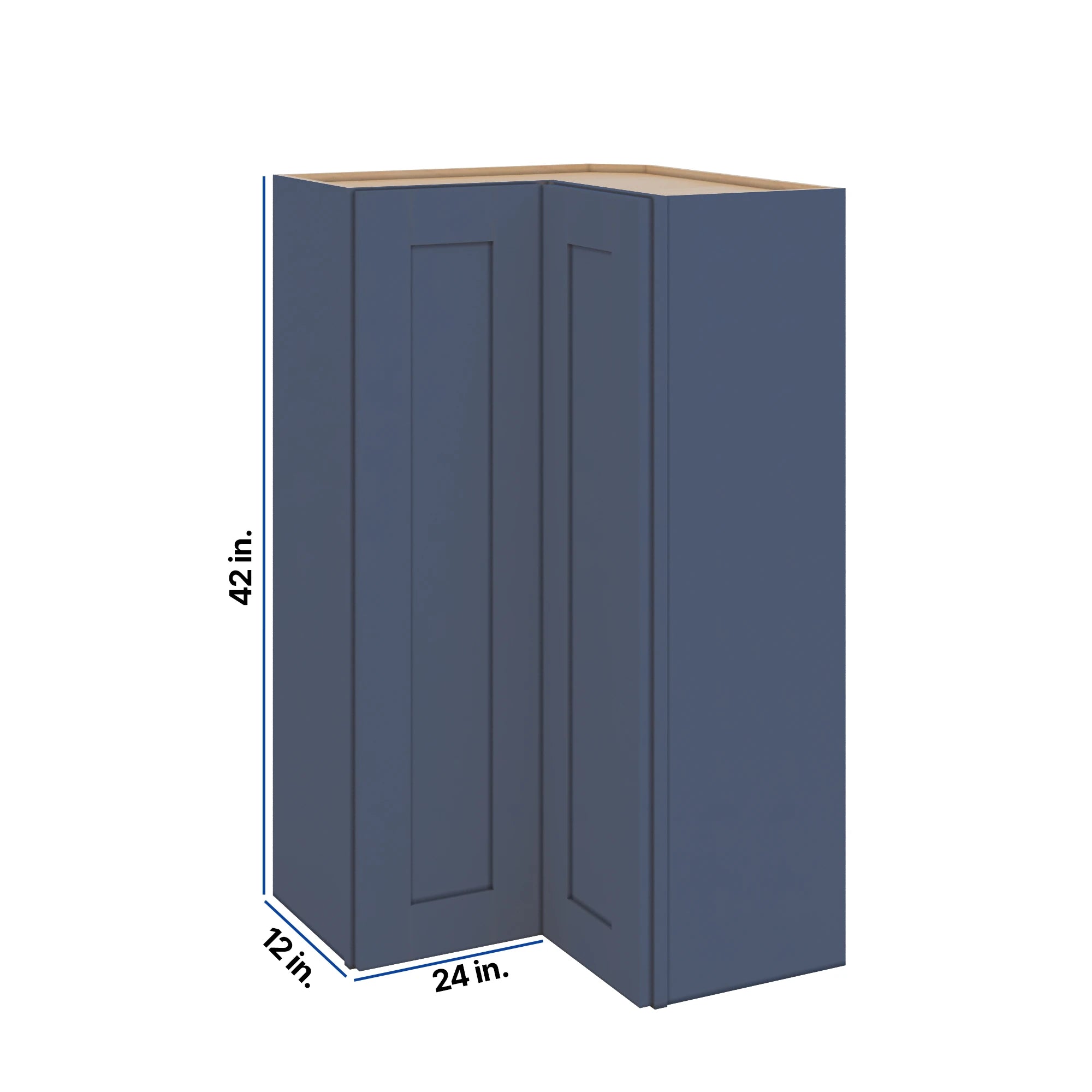 Modernform Cabinet Signature Blue 24" W X 42" H X 12" D Wall Easy Reach Cabinet