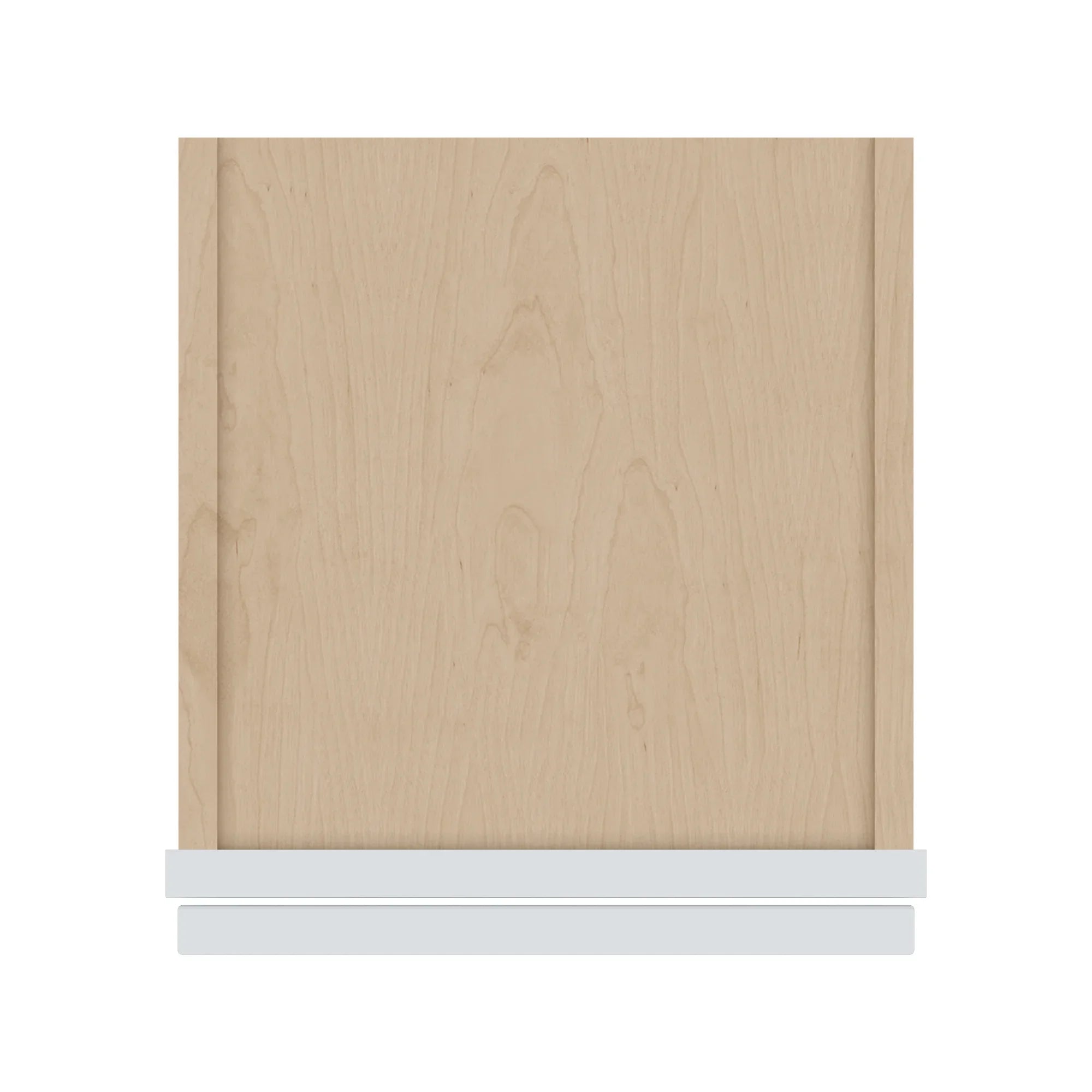 J&K White Shaker S8 Wall Glass Cabinet 12" W x 12" H (No Glass Insert)