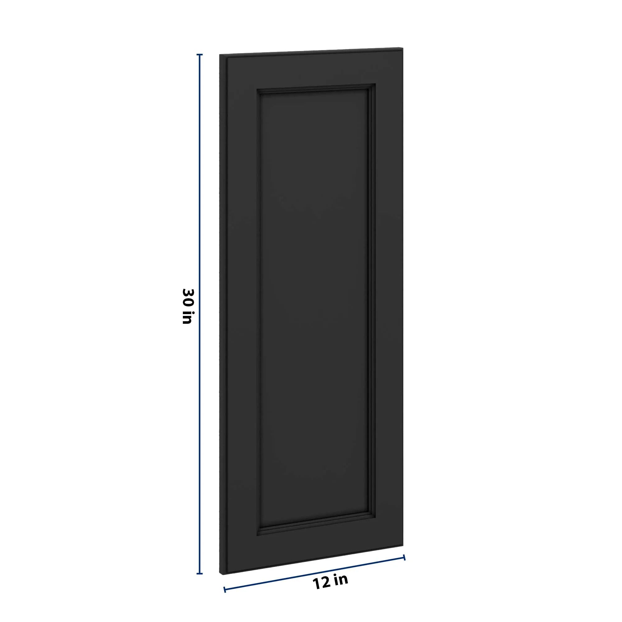 J&K Charcoal E2 Dummy Insert Door Panel 12" W x 30" H