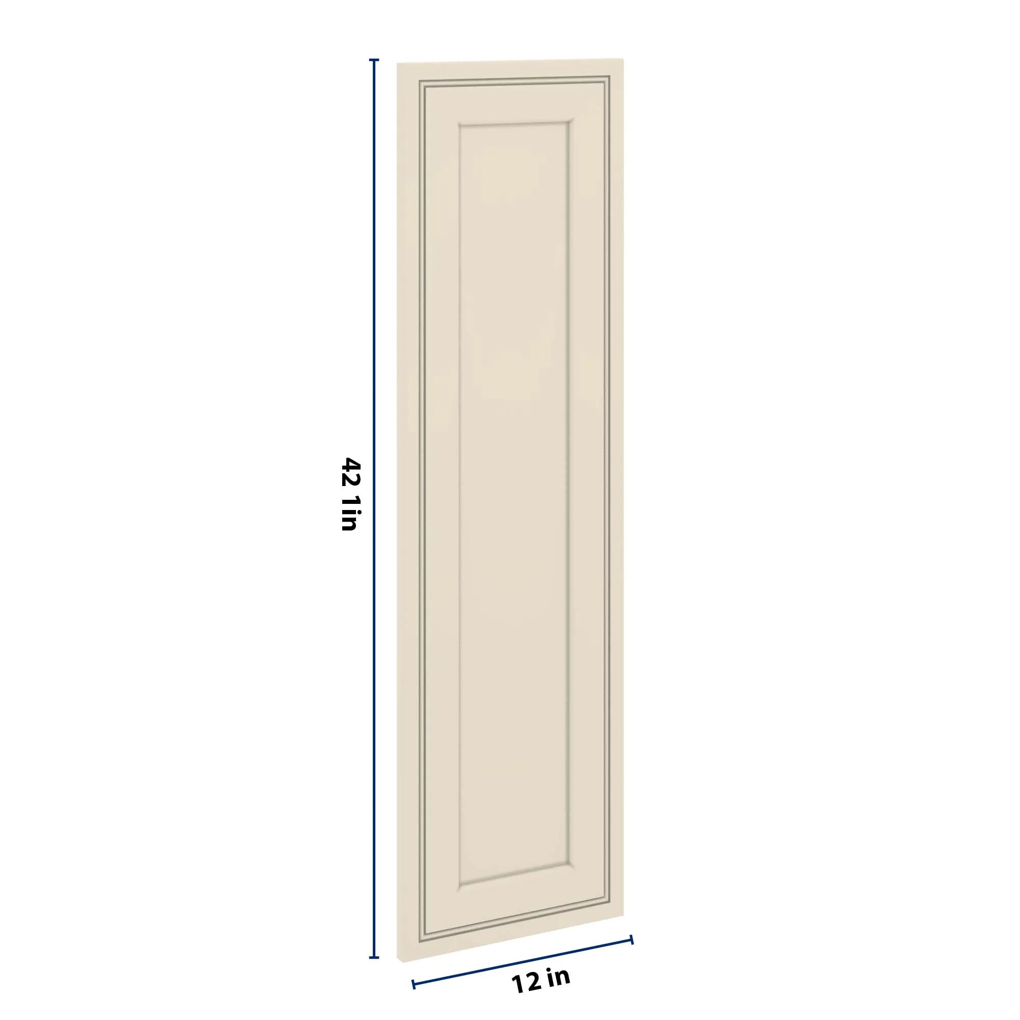 J&K Pearl Glazed H9 Dummy Insert Door Panel 12" W x 42" H