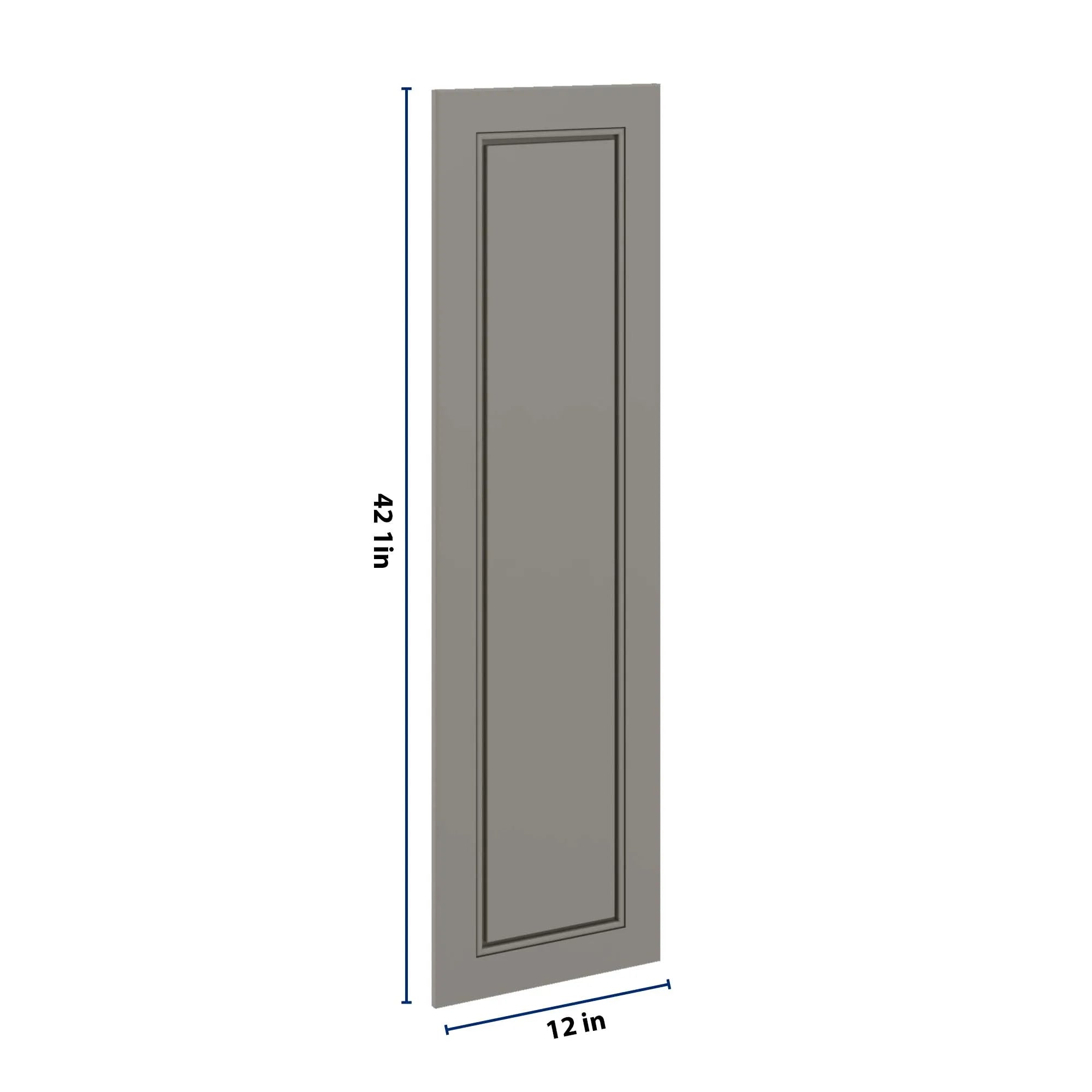 J&K Greige K3 Dummy Insert Door Panel 12" W x 42" H