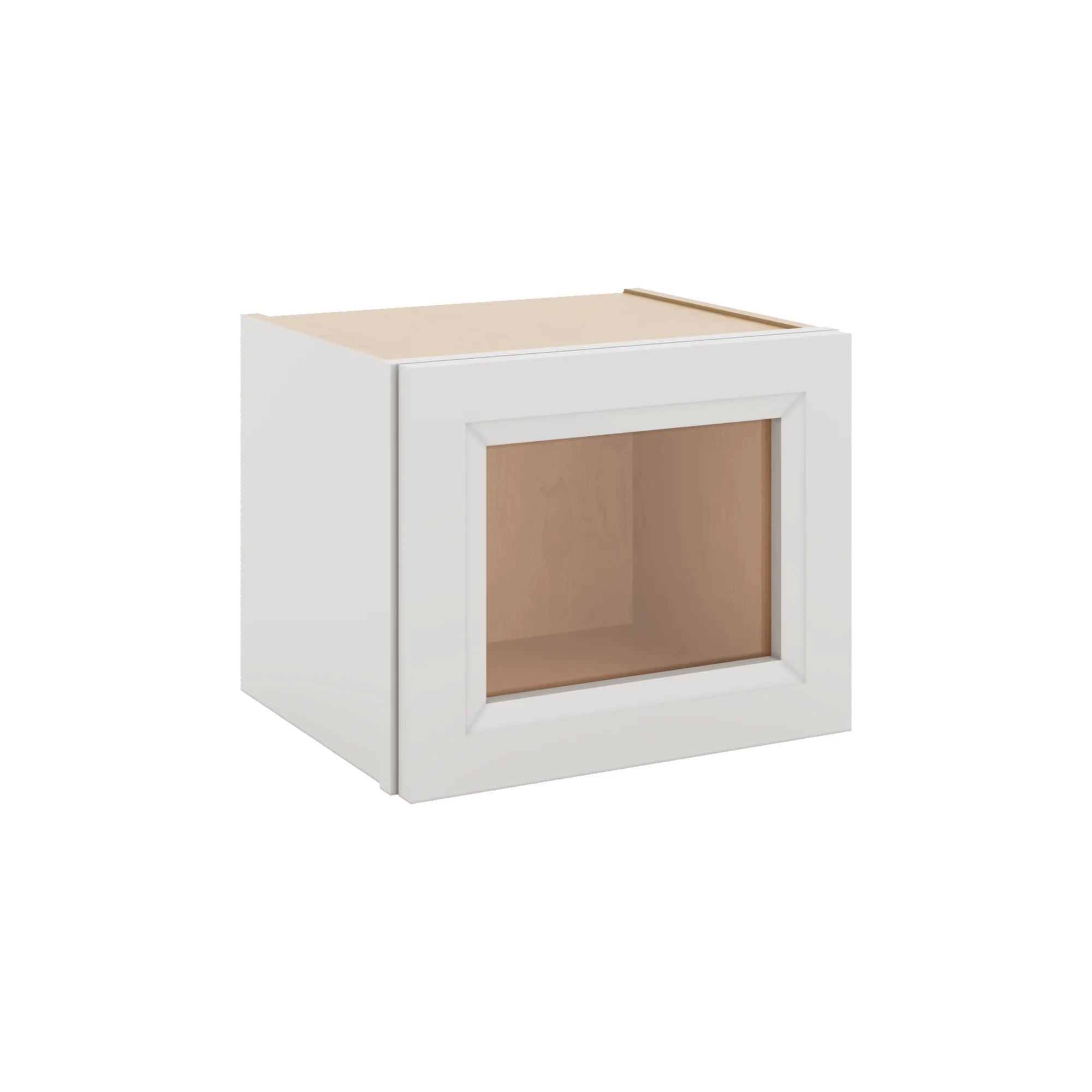 J&K Pure B5 Wall Glass Cabinet - 15" W x 12" H (No Glass Insert)