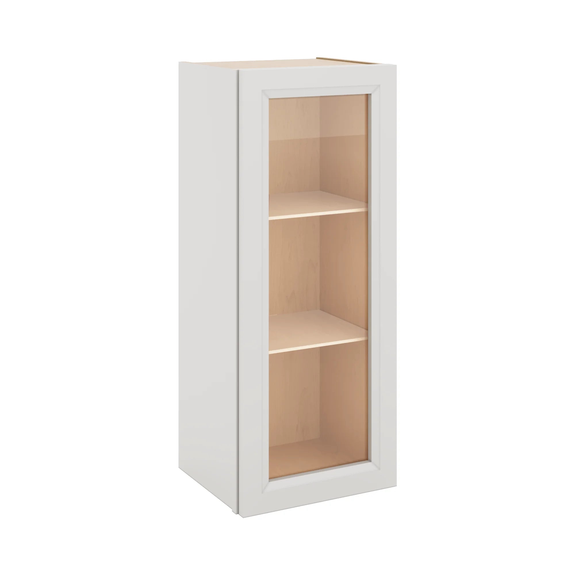 J&K Pure B5 Wall Glass Cabinet - 15" W x 36" H (No Glass Insert)