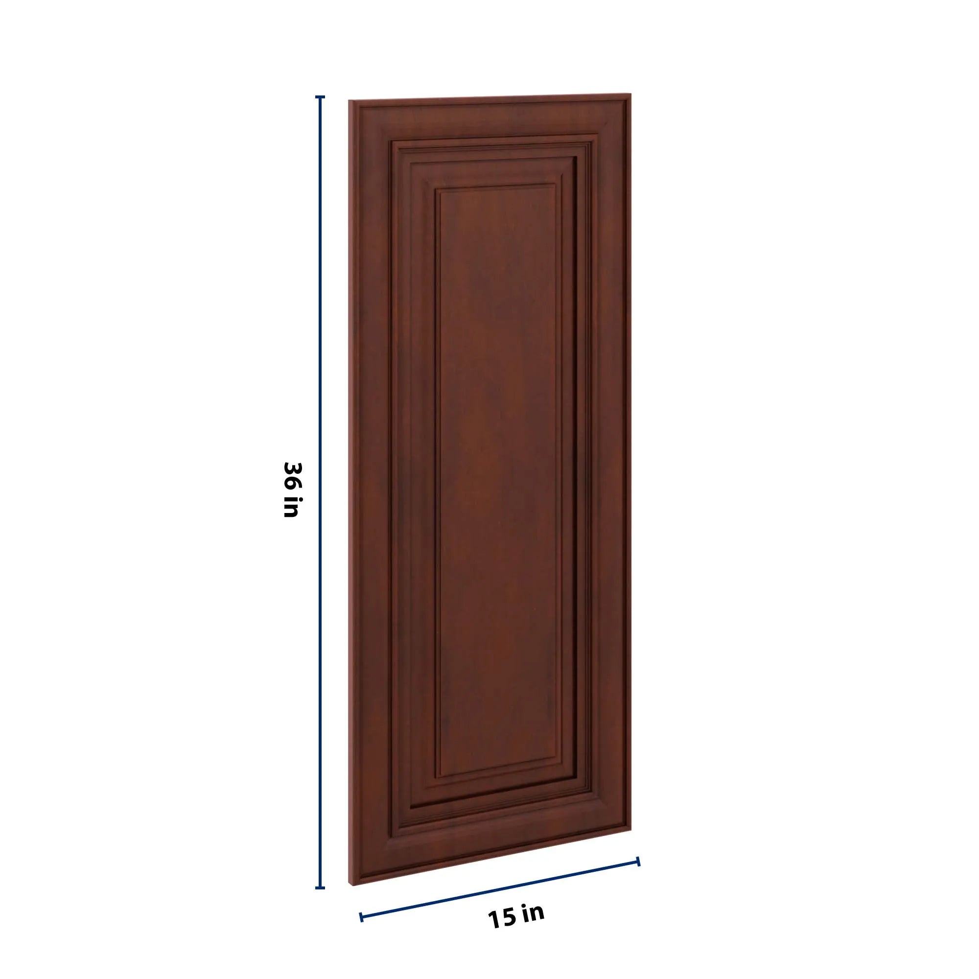 J&K Mahogany J5 Dummy Insert Door Panel 15" W x 36" H