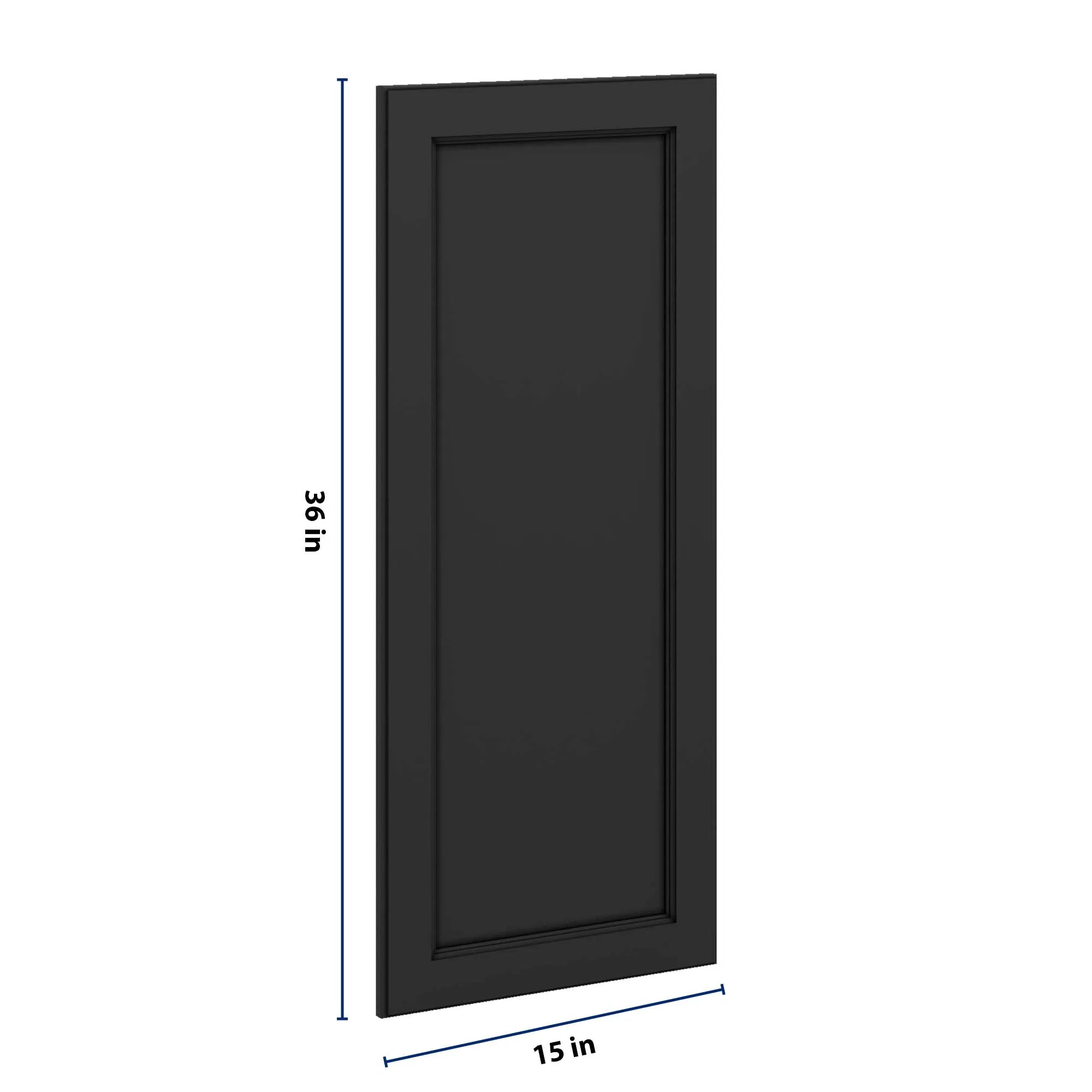 J&K Charcoal E2 Dummy Insert Door Panel 15" W x 36" H