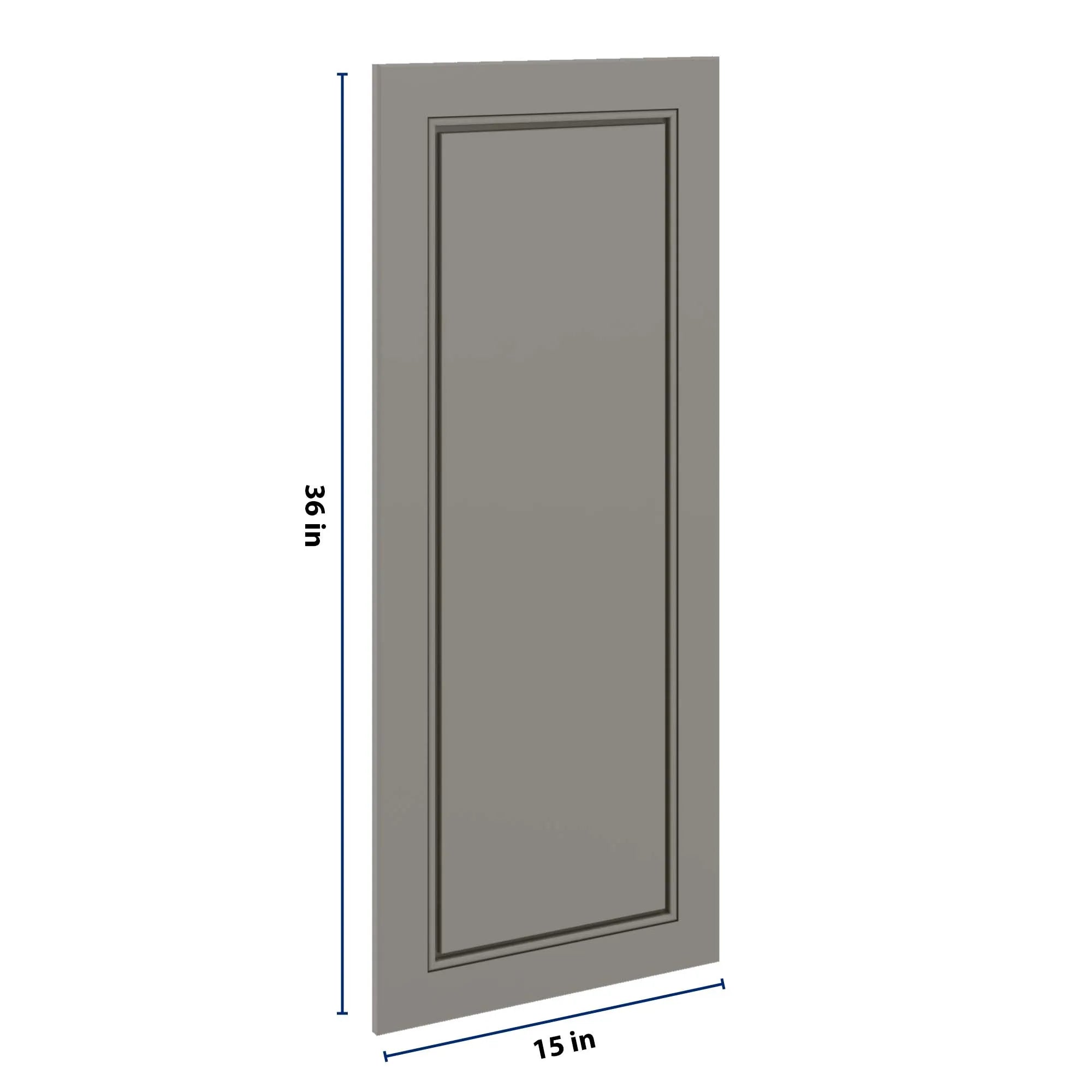 J&K Greige K3 Dummy Insert Door Panel 15" W x 36" H