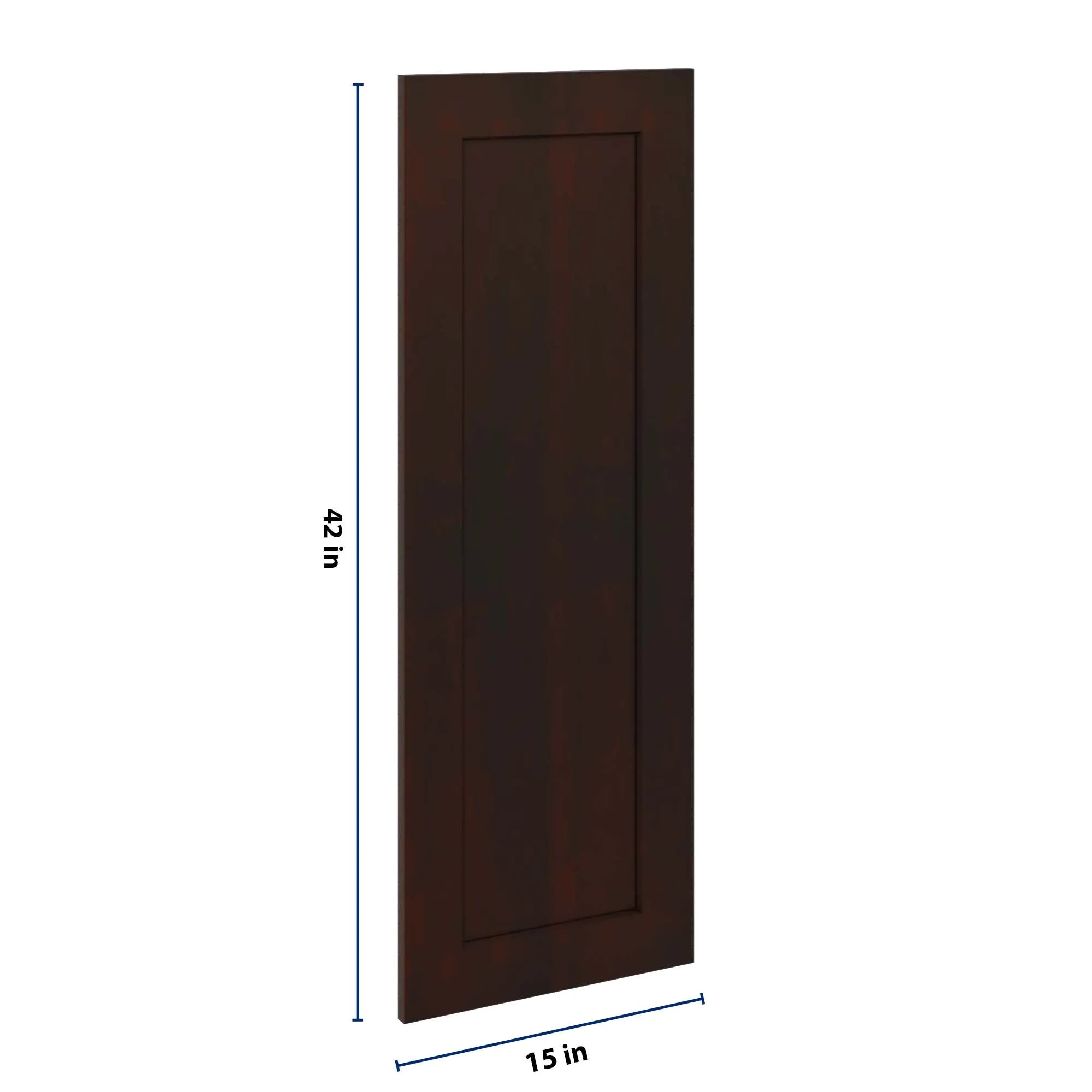 J&K Java Coffee S1 Dummy Insert Door Panel 15" W x 42" H