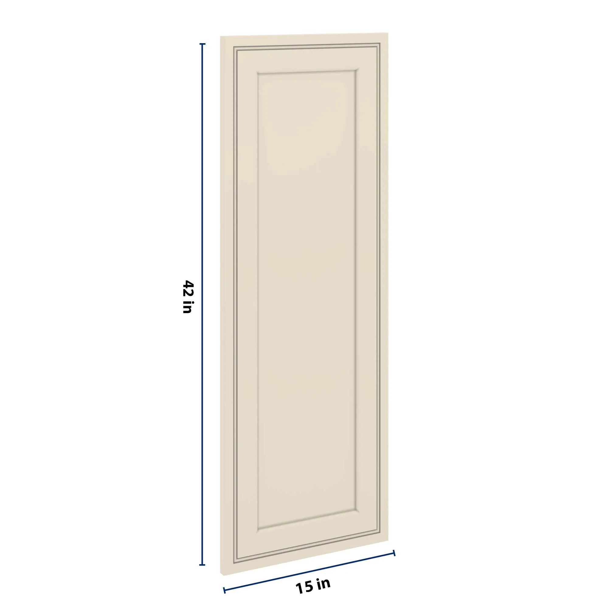 J&K Pearl Glazed H9 Dummy Insert Door Panel 15" W x 42" H