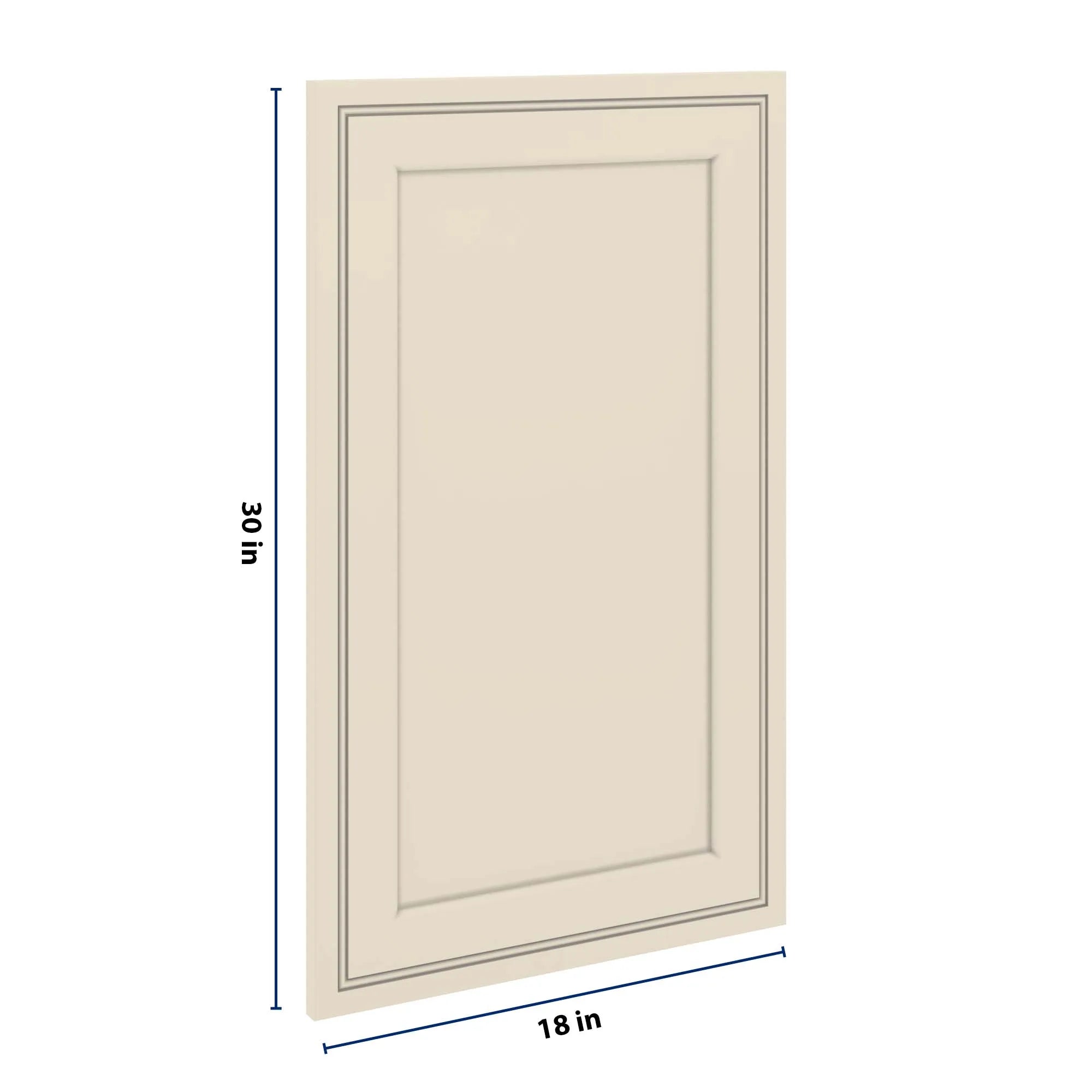J&K Pearl Glazed H9 Dummy Insert Door Panel 18" W x 30" H