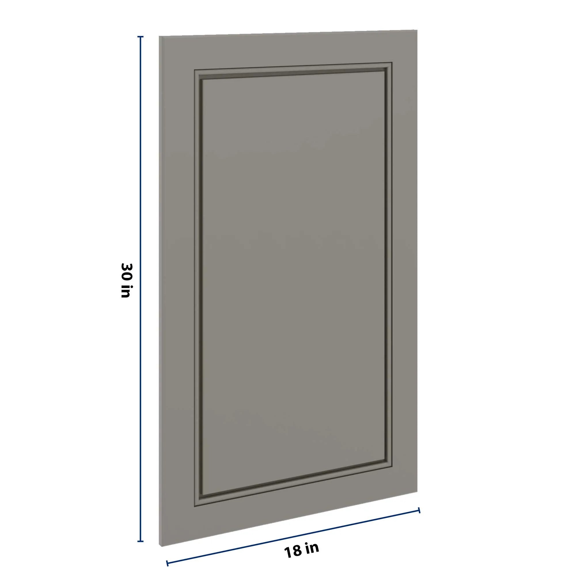 J&K Greige K3 Dummy Insert Door Panel 18" W x 30" H