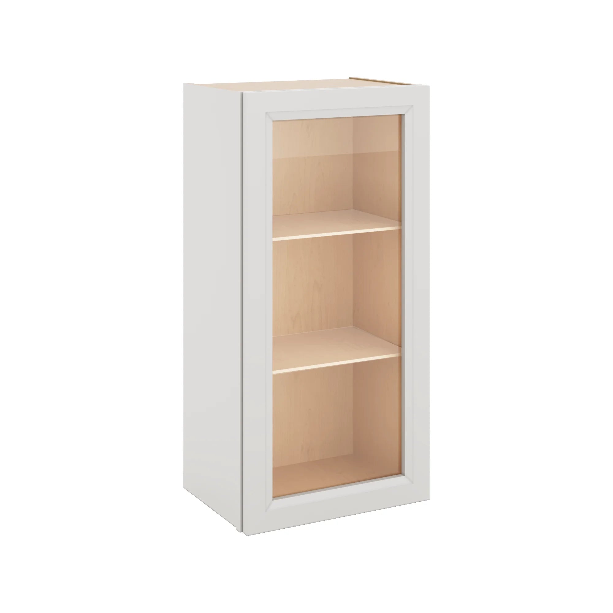 J&K Pure B5 Wall Glass Cabinet - 18" W x 36" H (No Glass Insert)